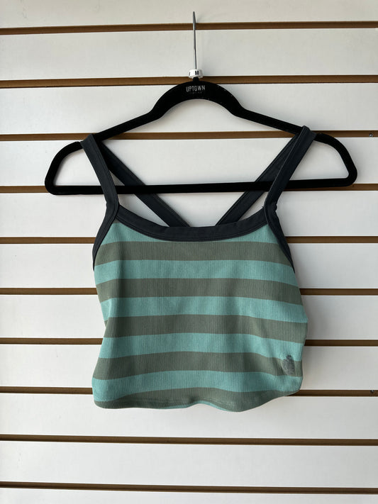 Free People Movement all clear striped cami tank sz medium