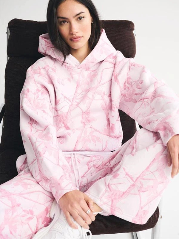 NWT Abercrombie & Fitch pink camo sweatpants size small