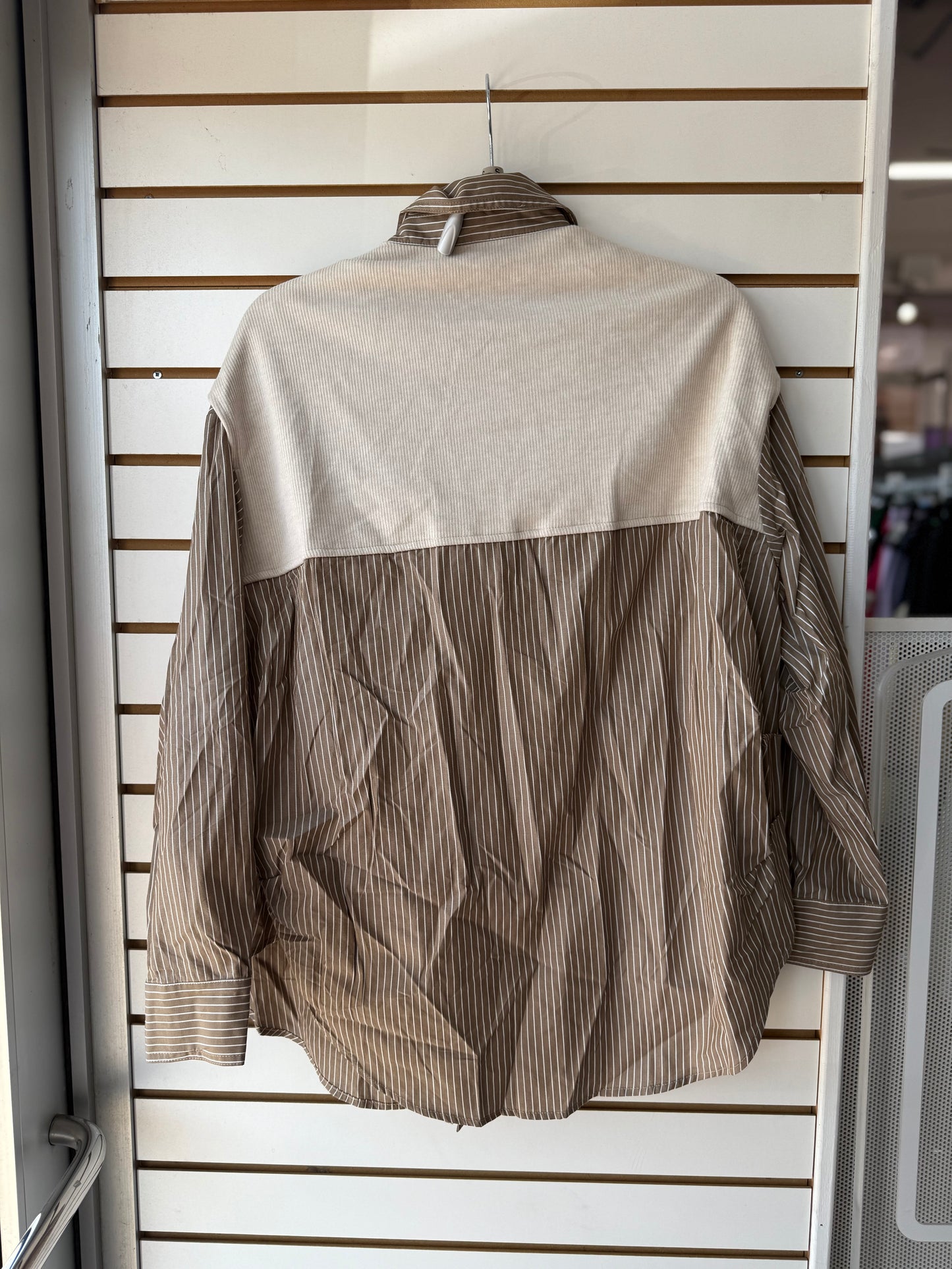 NWT Mustard Seed striped blouse size small