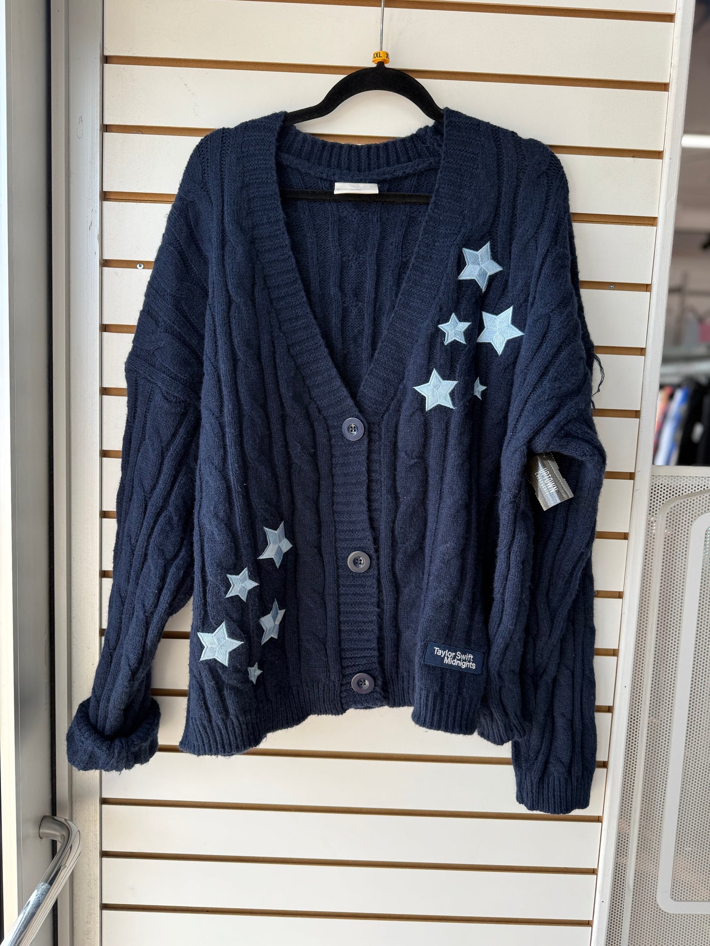 Taylor Swift Midnights navy blue cardigan size XL/XXL