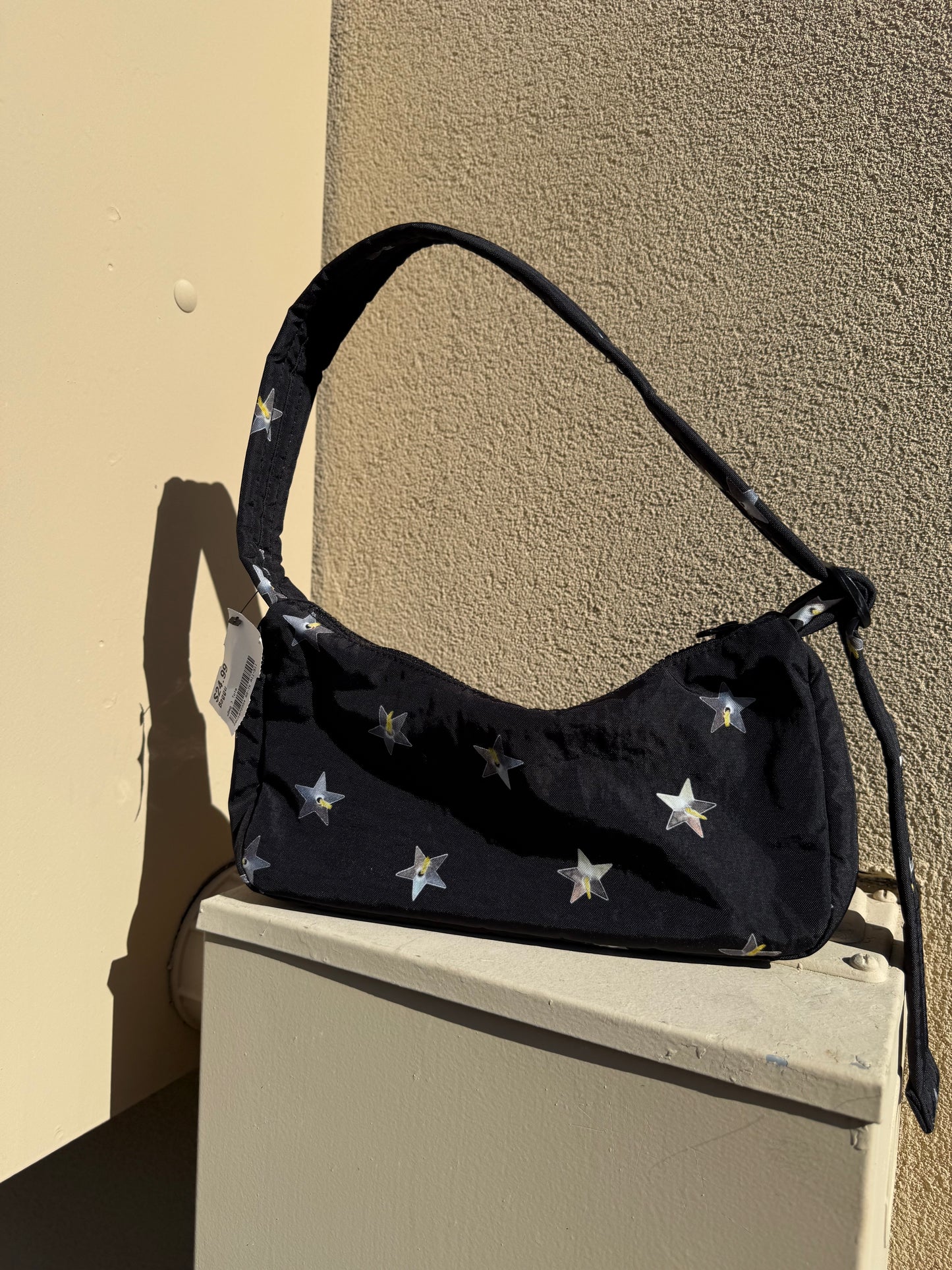 Baggu black star cargo shoulder bag