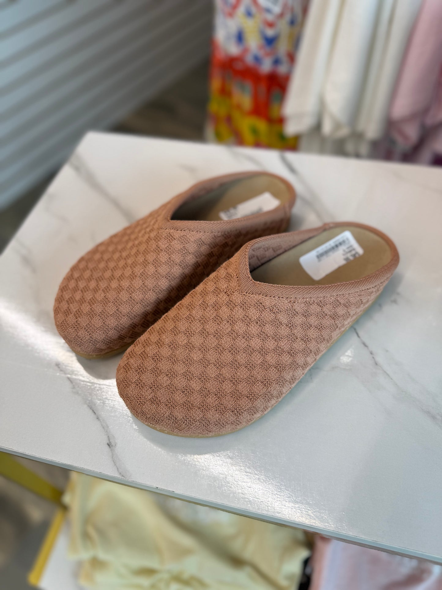 RESERVED Rothy’s casual slip on clog in clay sz 8