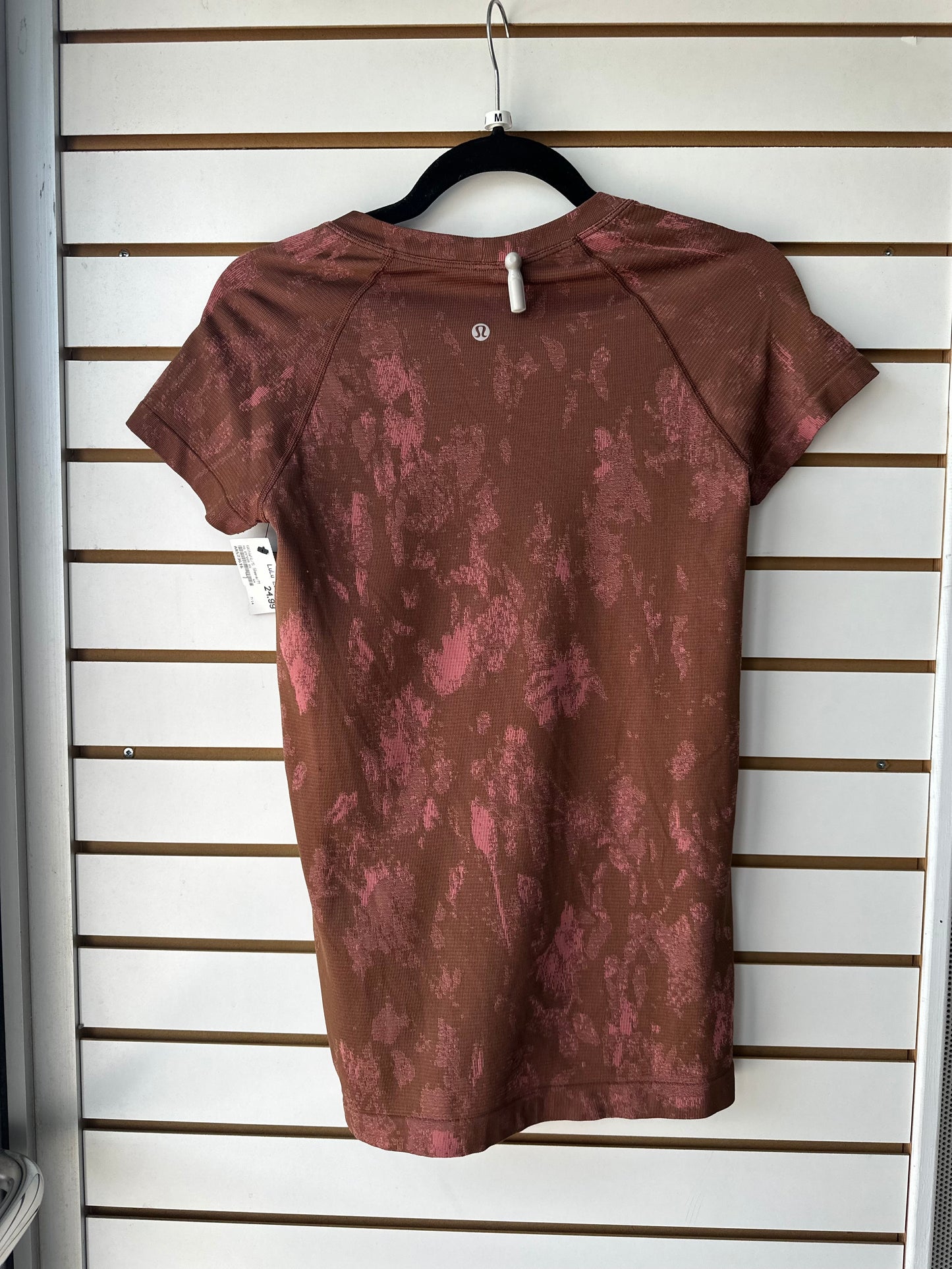 Lululemon swiftly tech tee size 6 shadow bloom roasted
