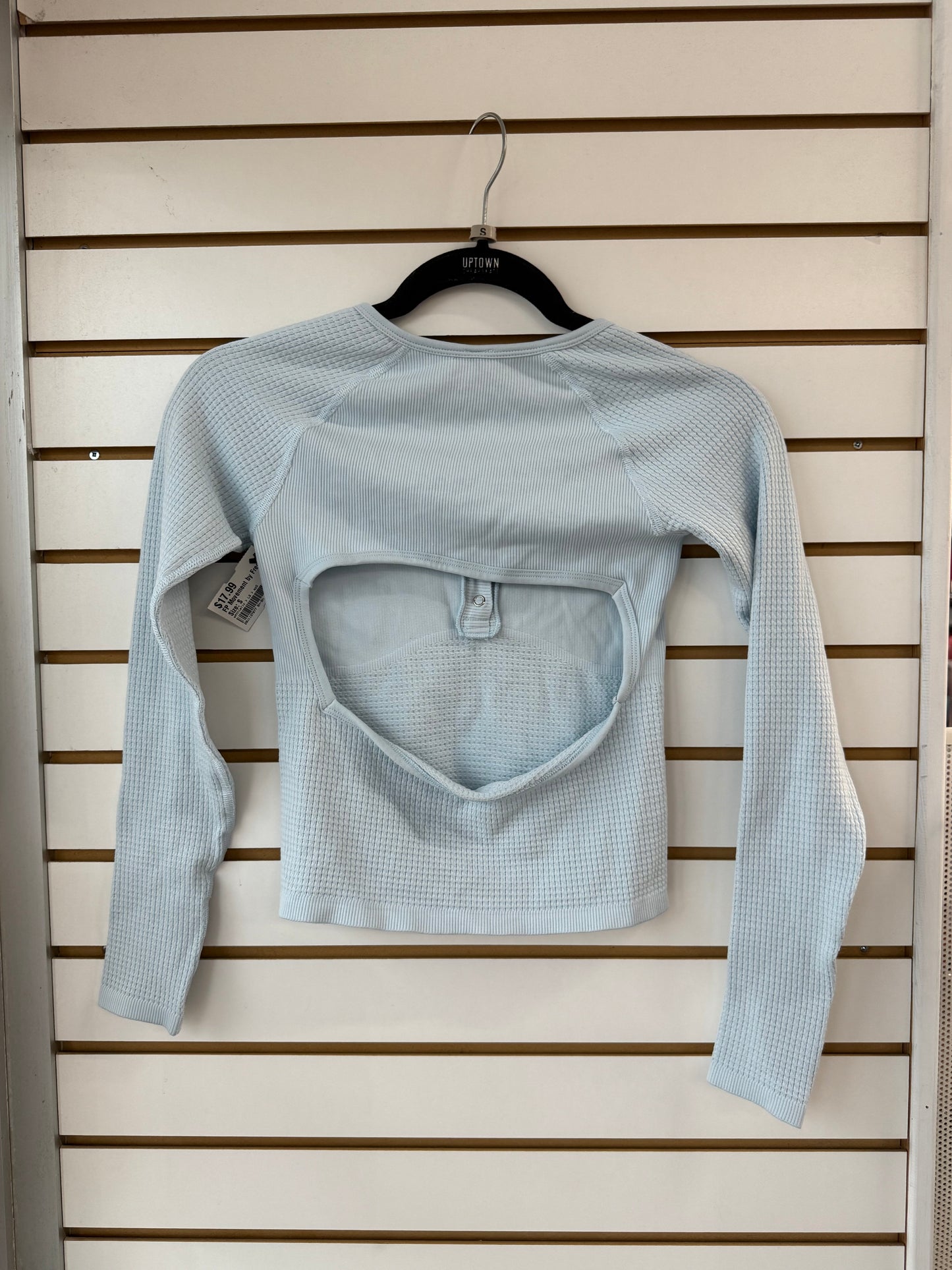 Free People Movement light blue Bail Out open back henley size XS/S