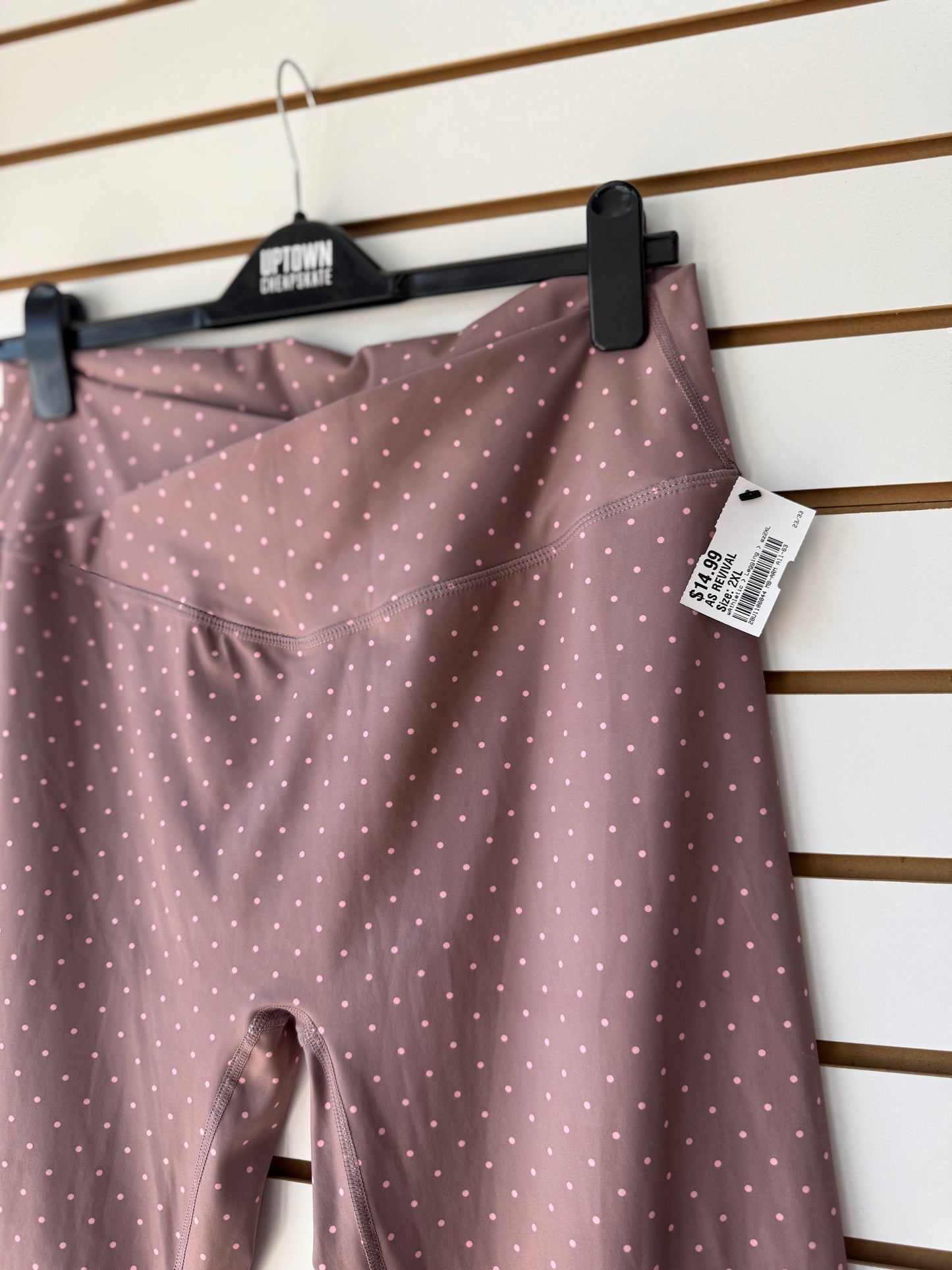 Altar’d State as revival polka dot flare athletic pants sz XXL