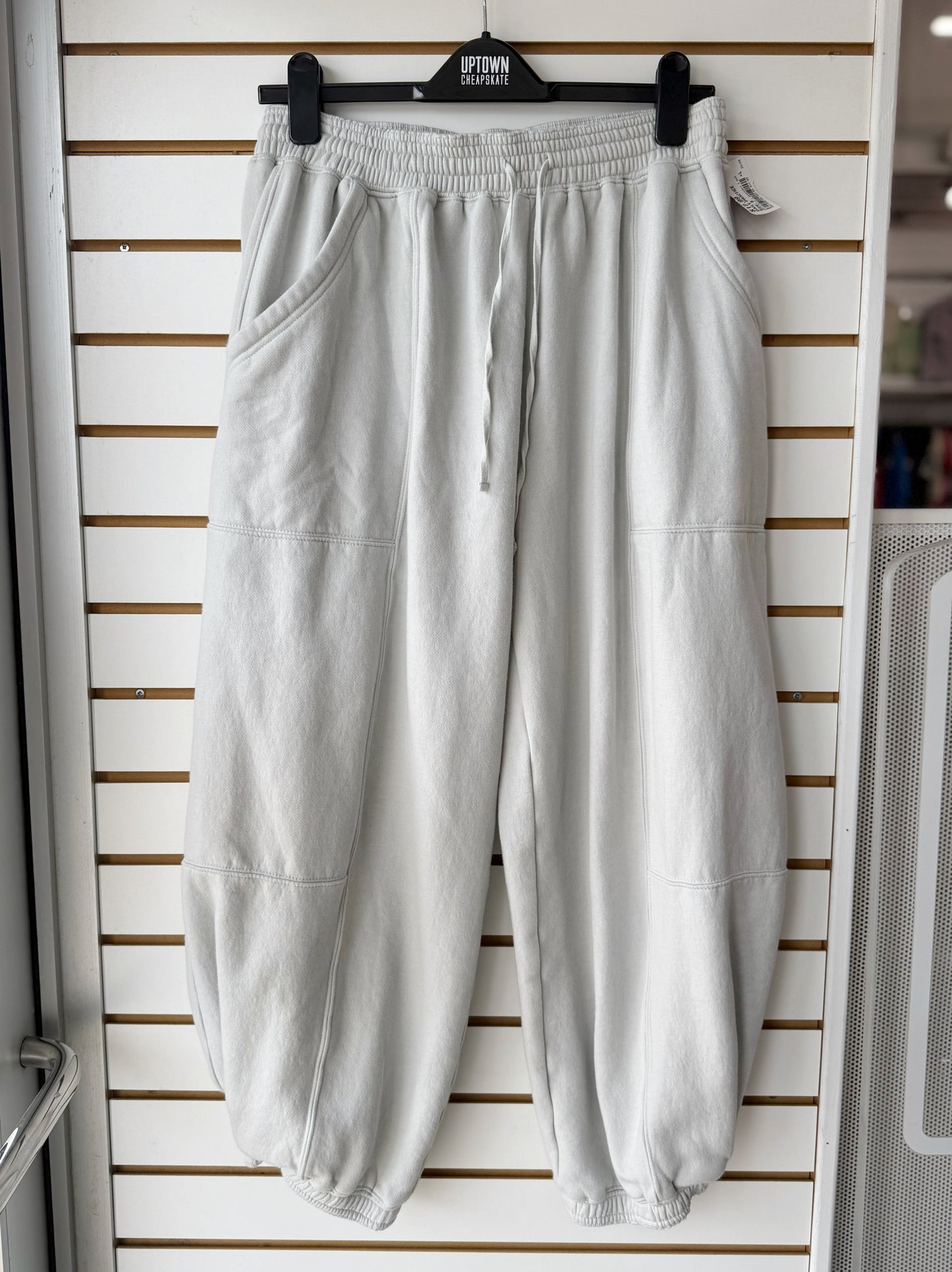 Anthropologie Daily Practice Heather baggy joggers size small in color mint
