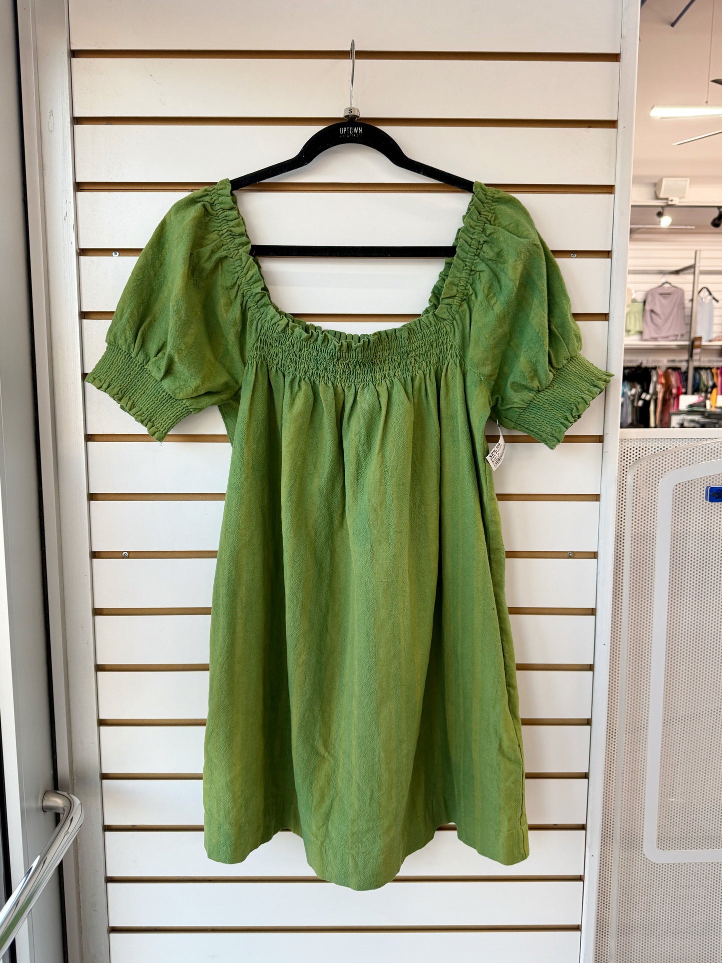 Free People green Mila mini dress sz small