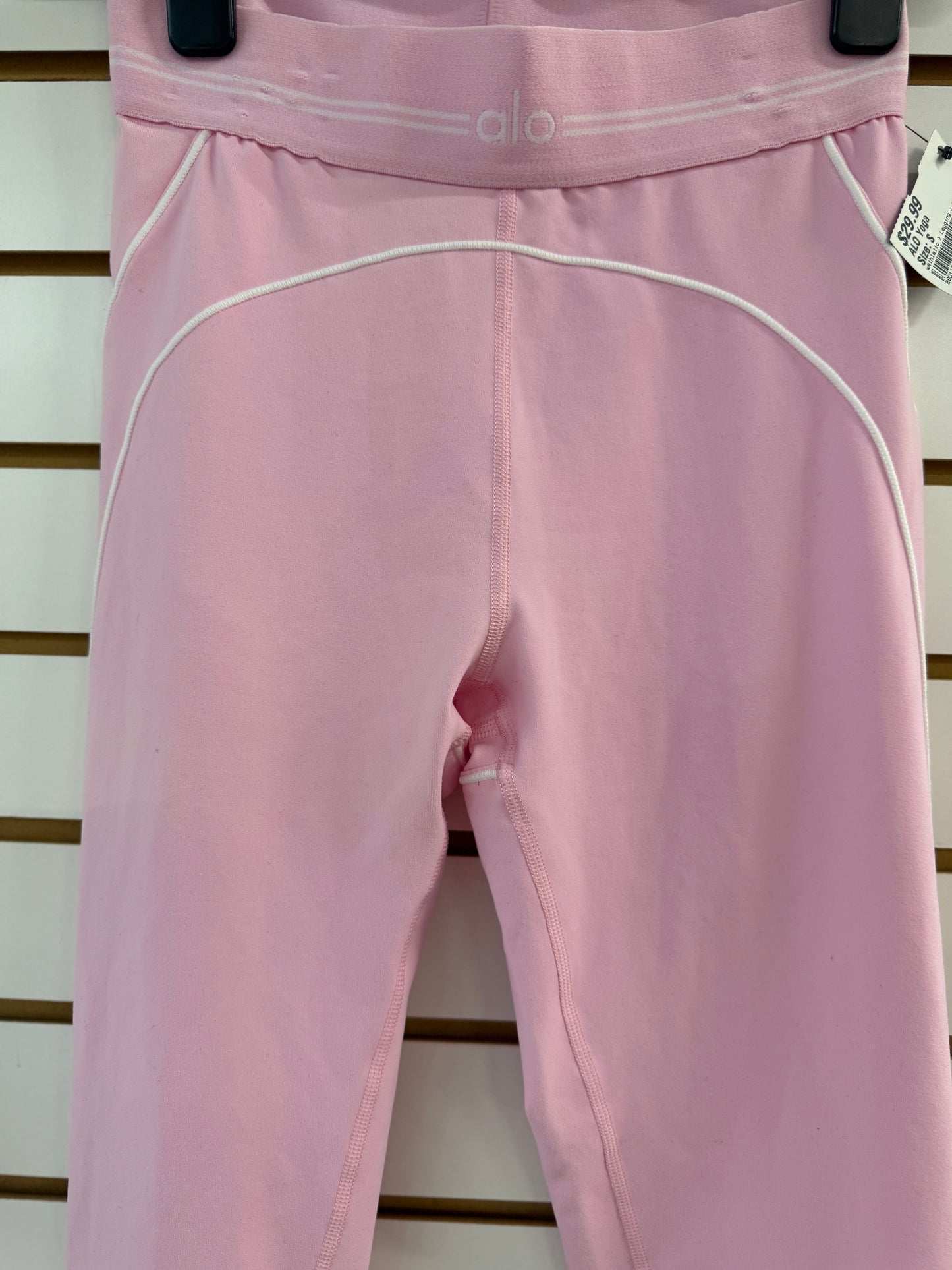 ALO pink heartthrob leggings size small (light marks on waistband)