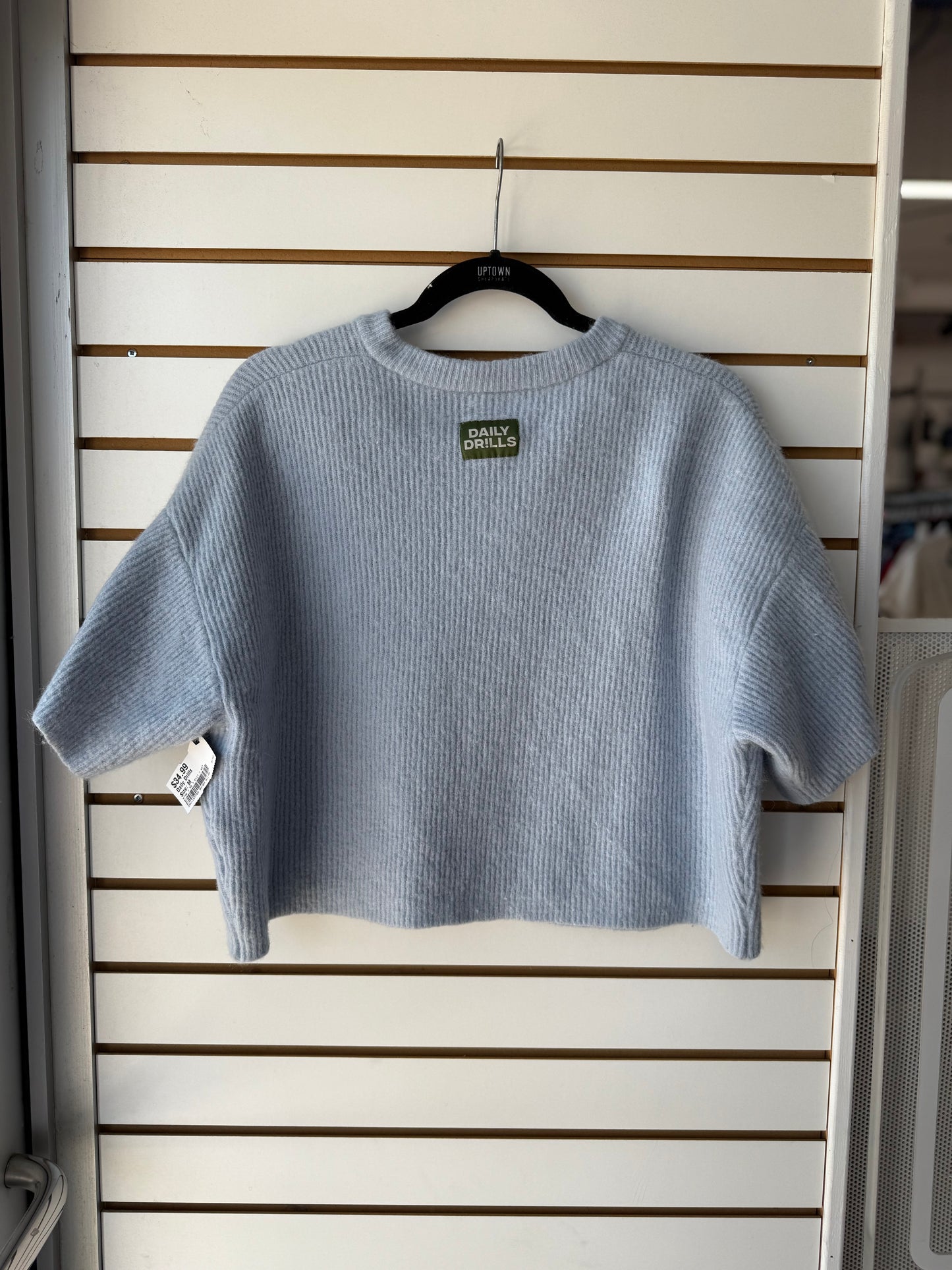 Daily Drills single button blue open top size M/L