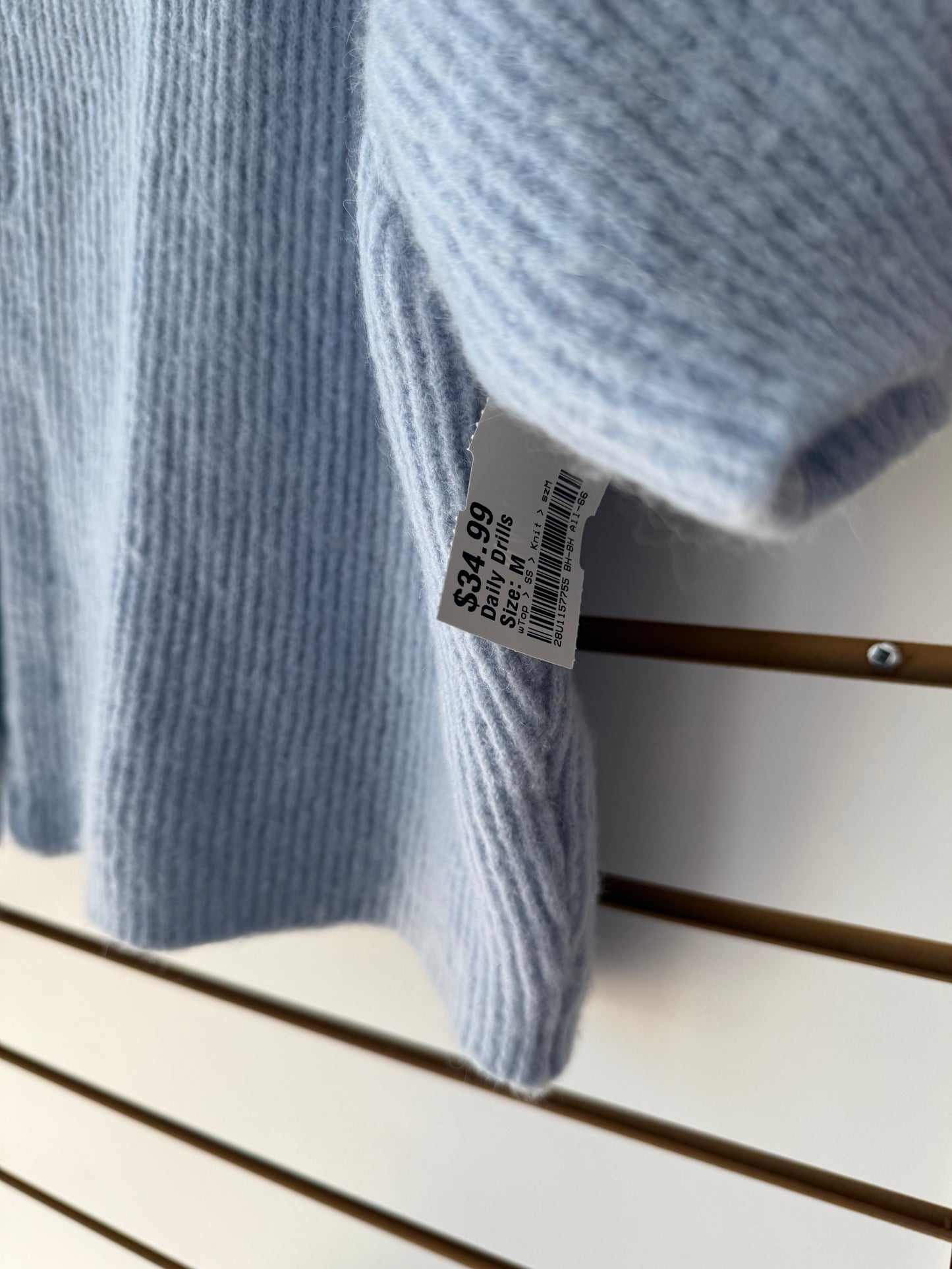 Daily Drills single button blue open top size M/L