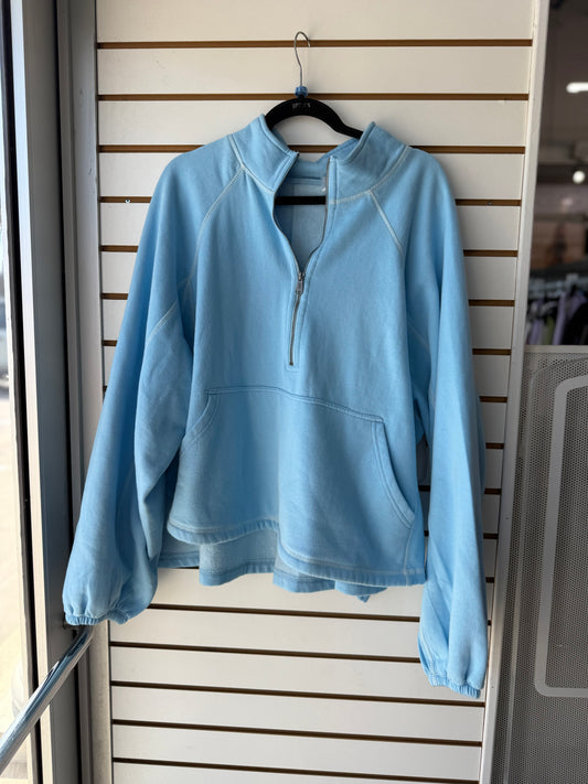 Free People Movement Half Court zip pullover size large