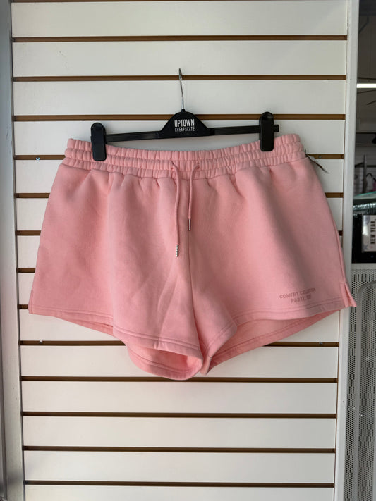 COMFRT pastel pink sweat shorts size 2XL