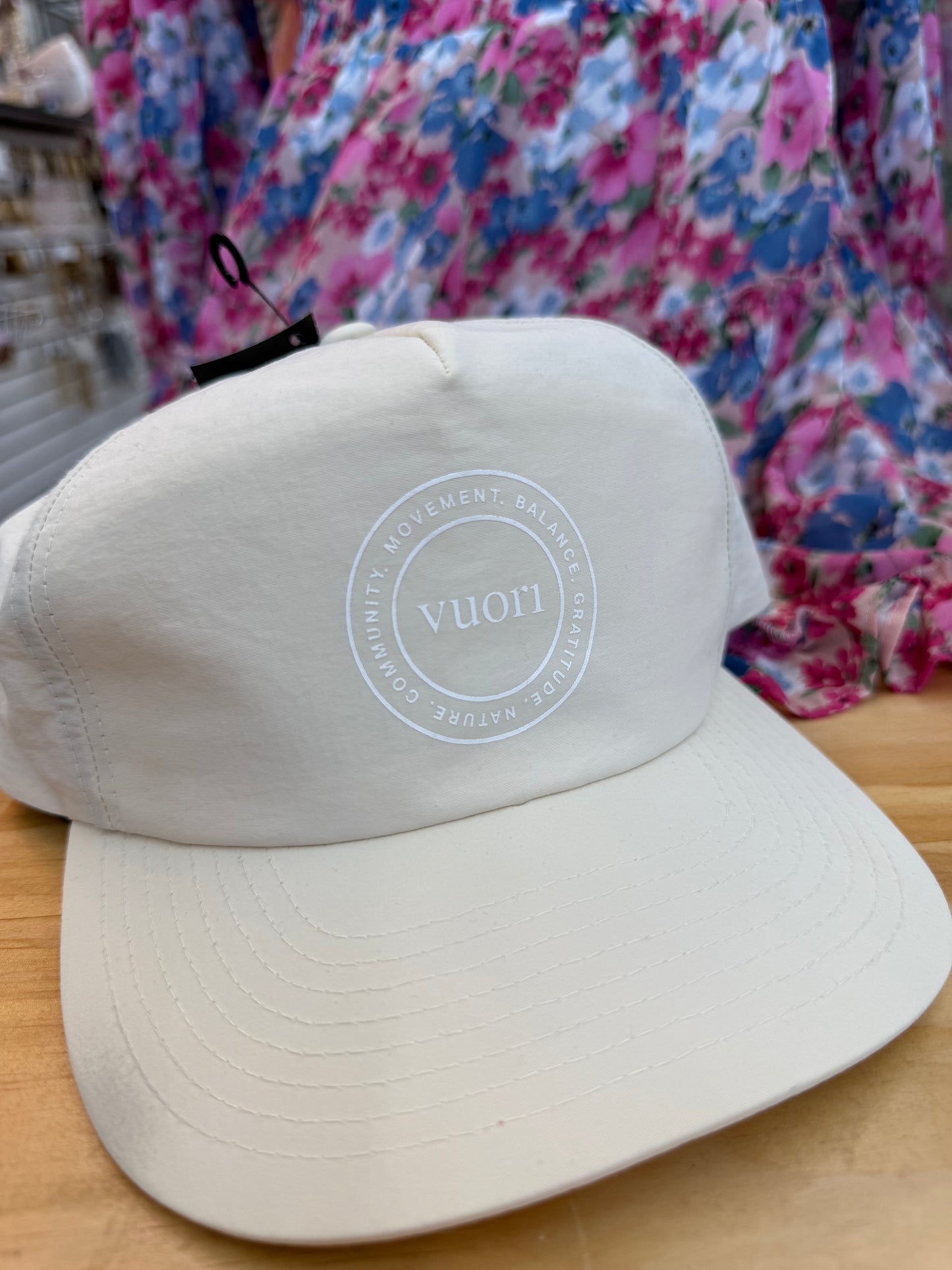 Vuori cream gratitude hat