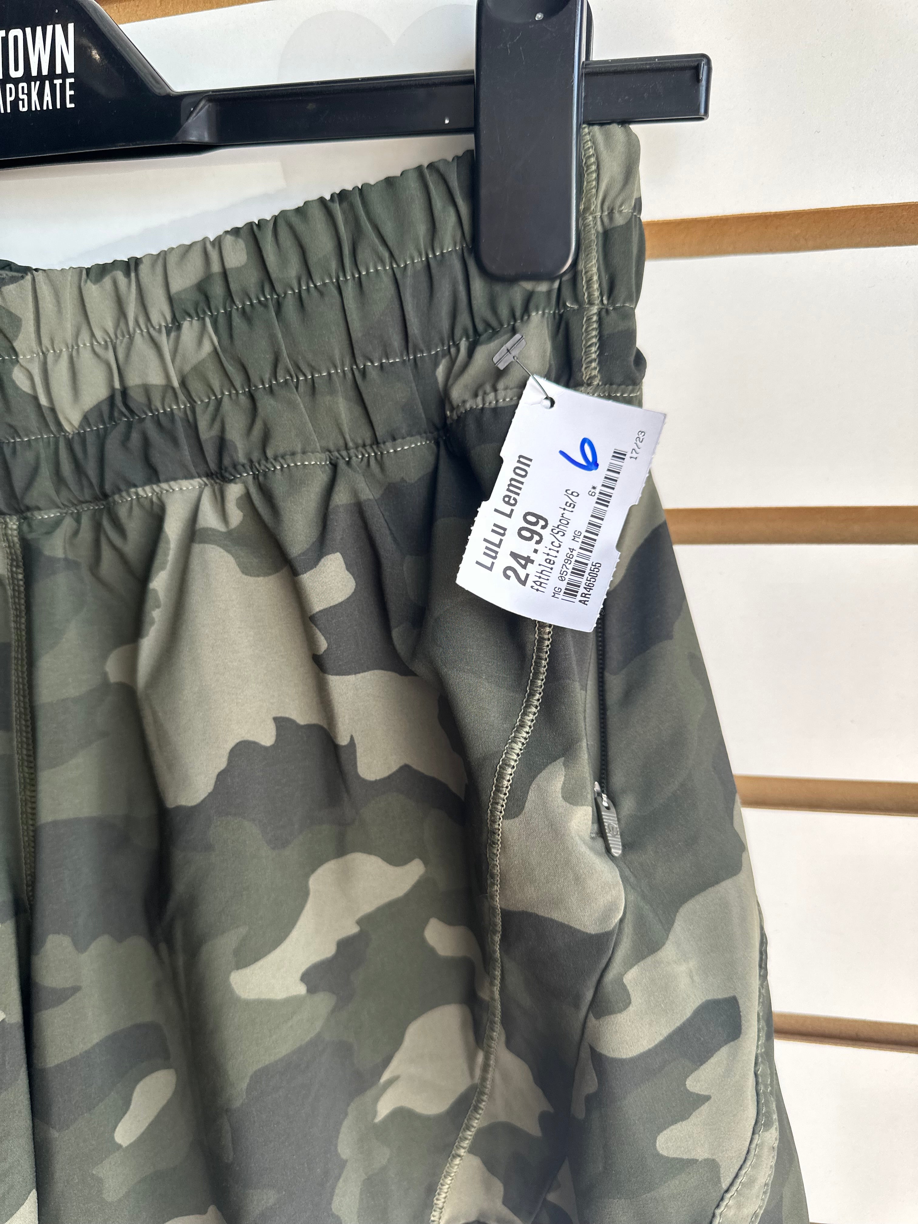 Lululemon 2024 Athletica Track That Shorts Camo