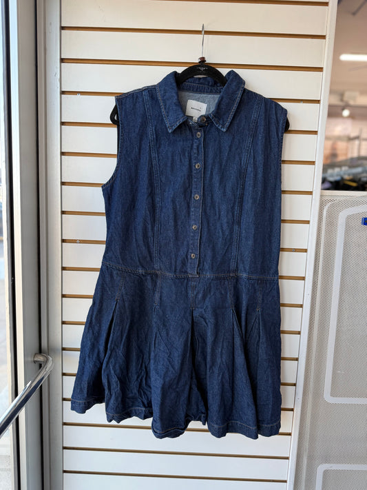 Reformation denim dress size 12