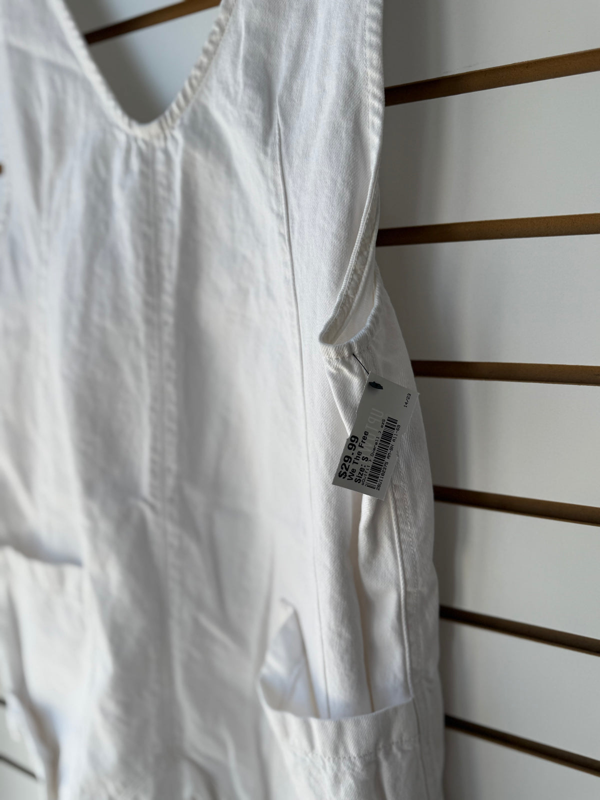 We the Free high roller shortall white size small