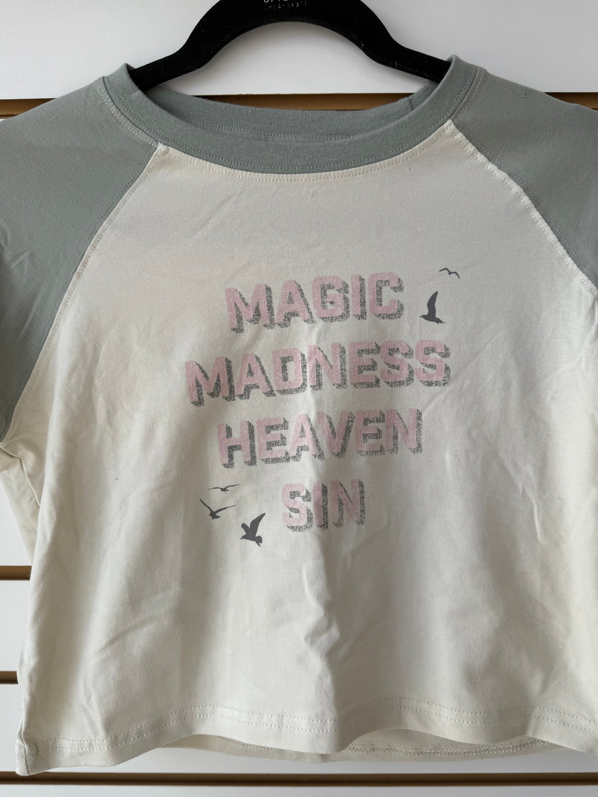 Taylor Swift 1989 Magic Madness Heaven Sin cropped tee size medium