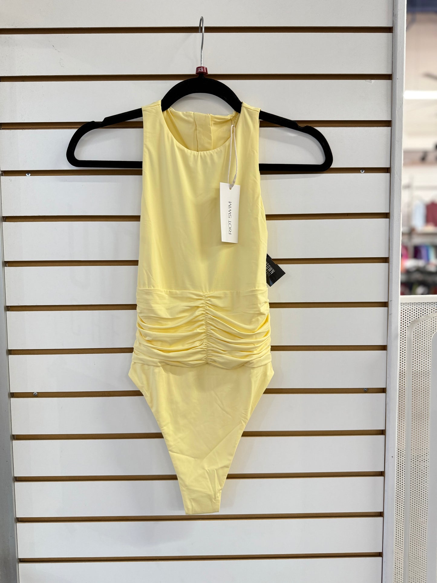 NWT Riot Swim yellow Jace one piece size XS