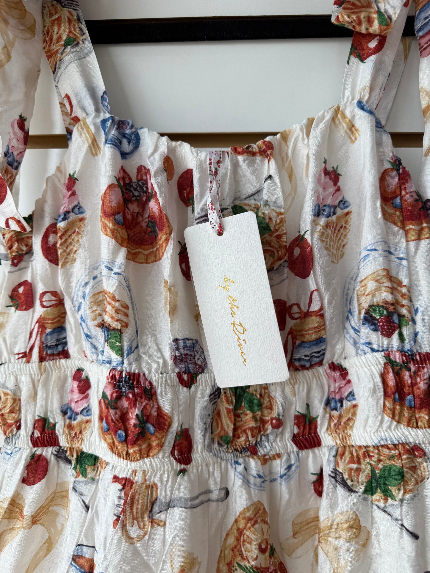 NWT By the River printed maxi dress sz small