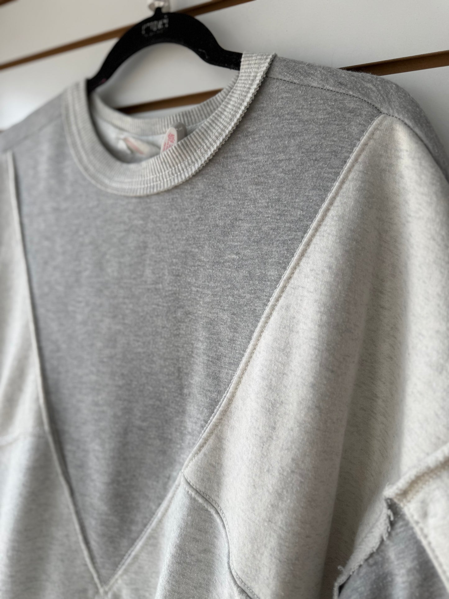 Free People Movement gray pullover size medium