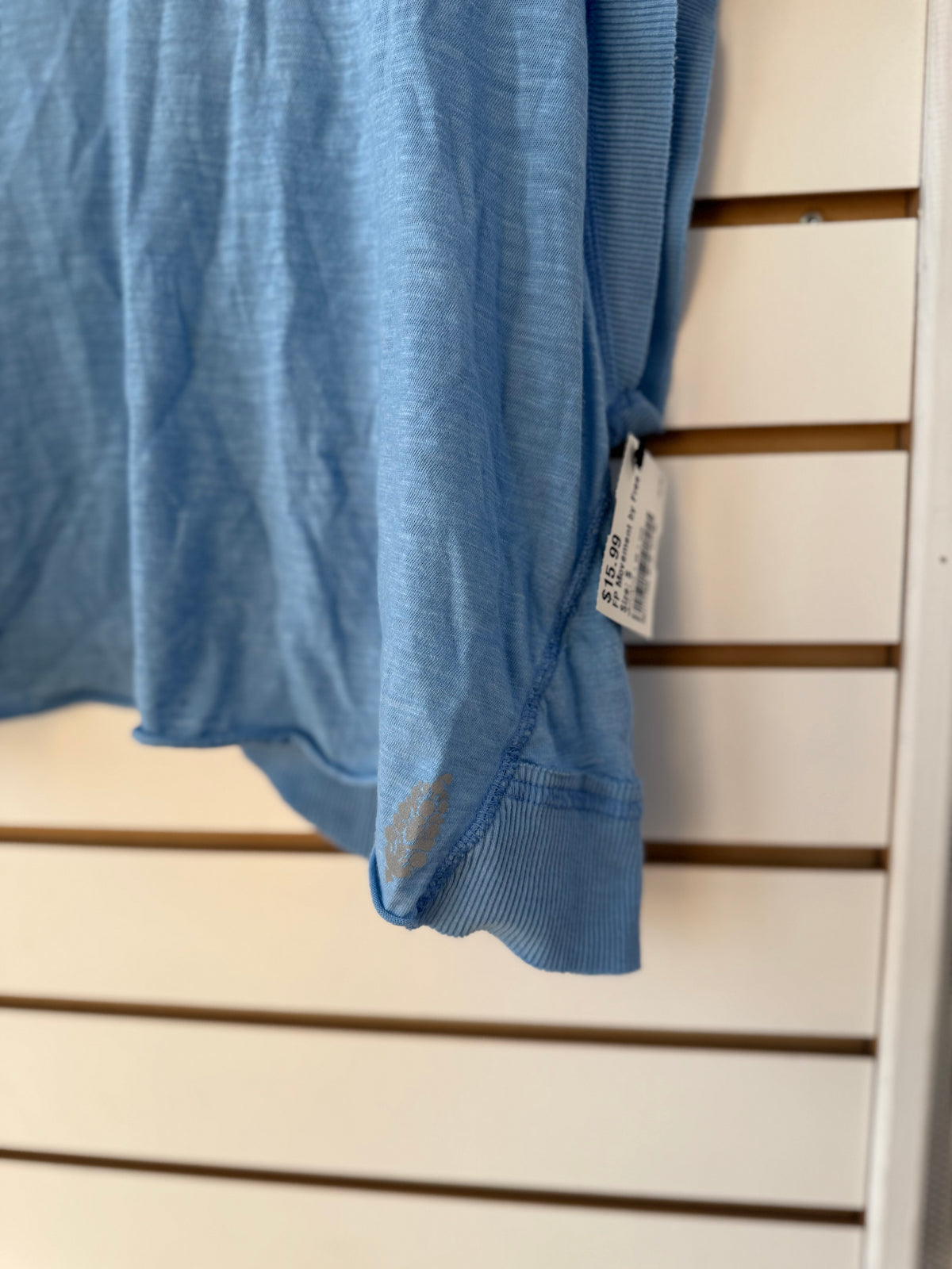 Free People Movement My Time blue tee size small