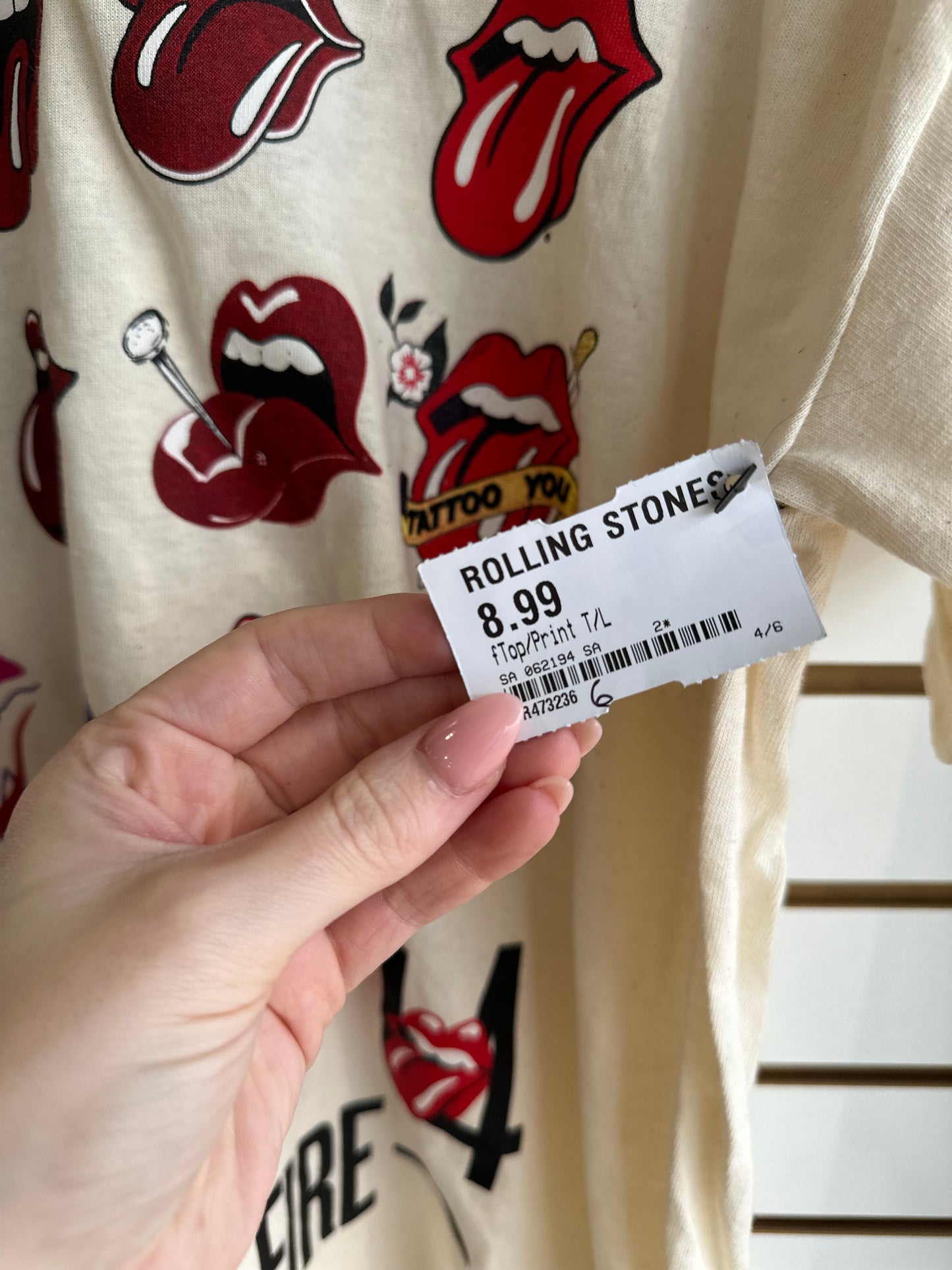 The Rolling Stones 14 on Fire tour tee sz Large