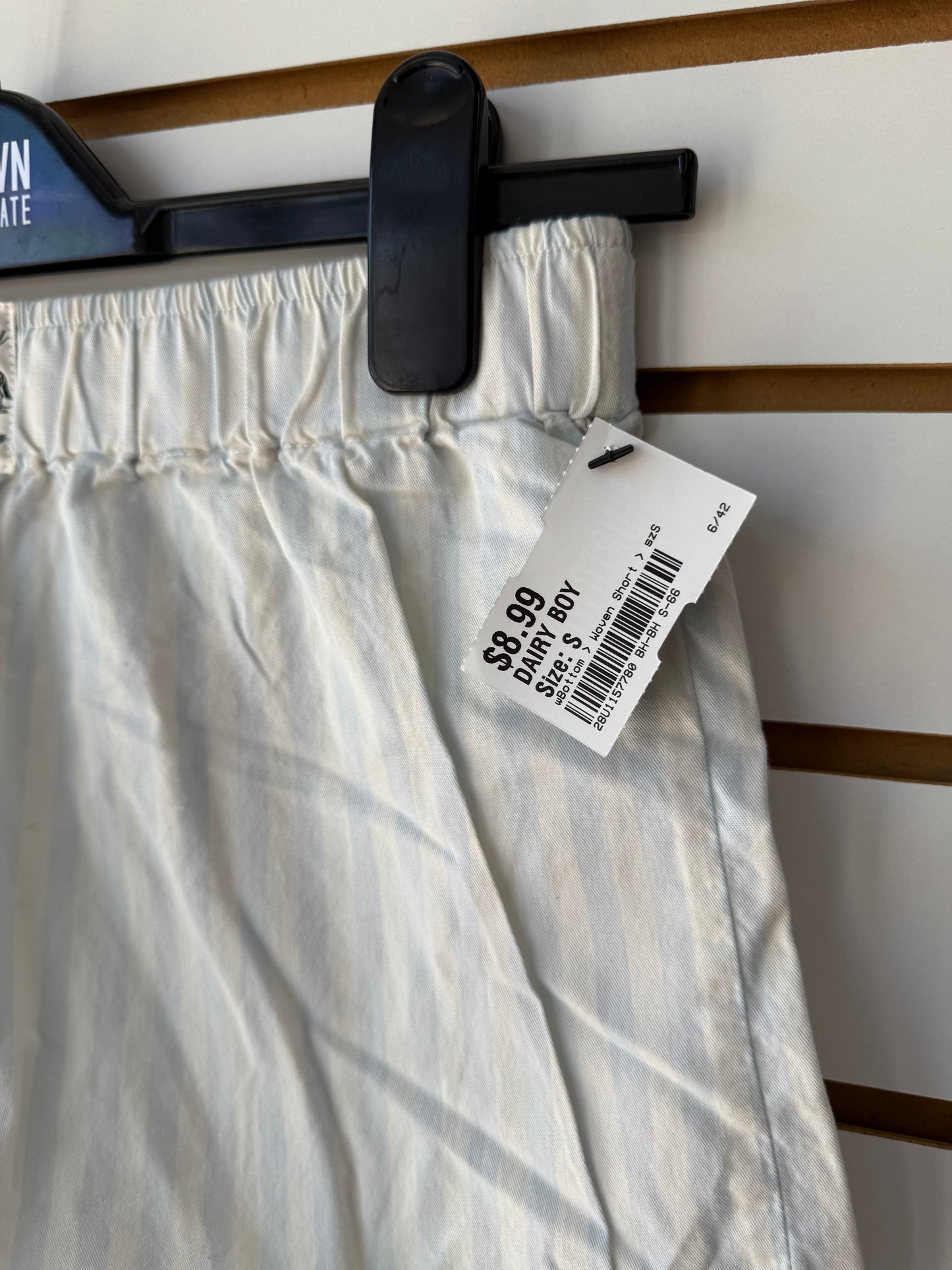 Dairy boy striped boxer shorts size S/M