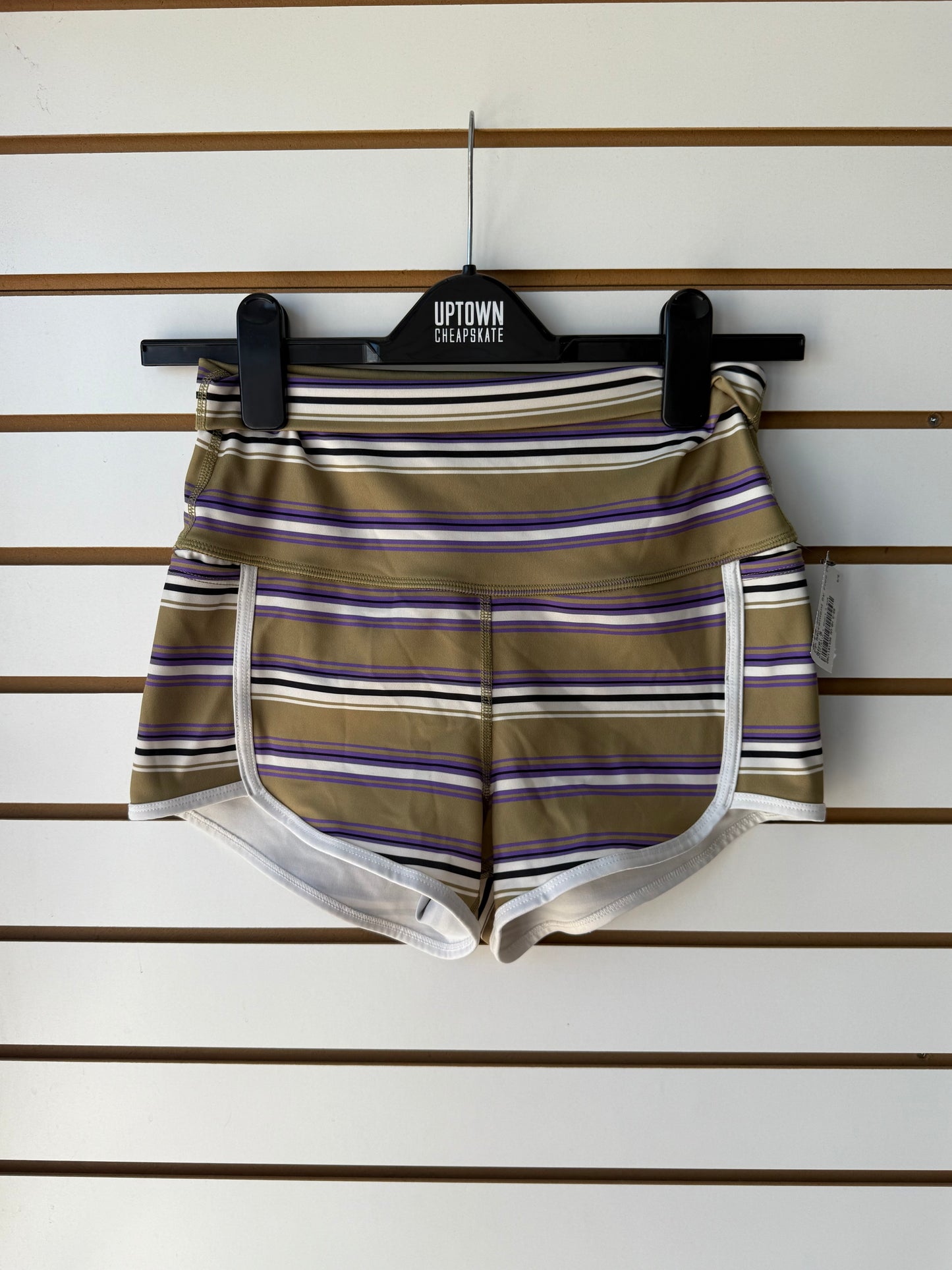Free People Movement Island Time striped shorts size S