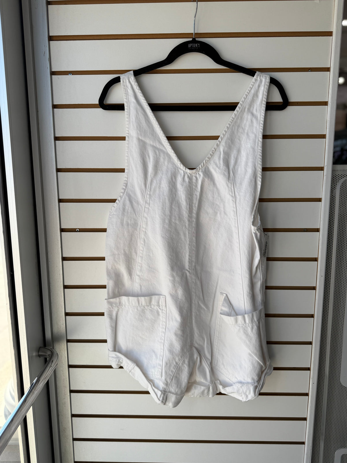 We the Free high roller shortall white size small
