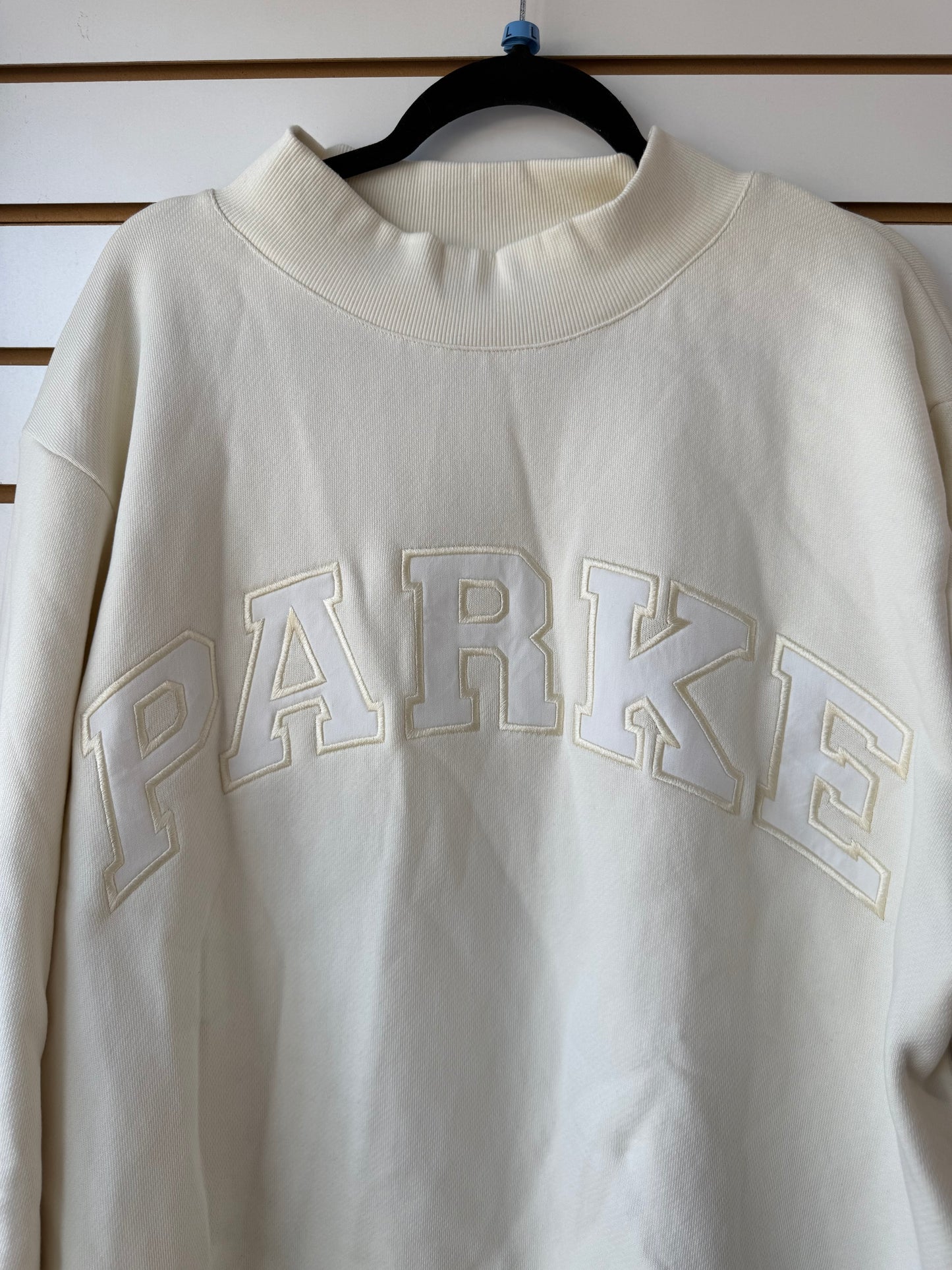 Parke cream mock neck size L/XL