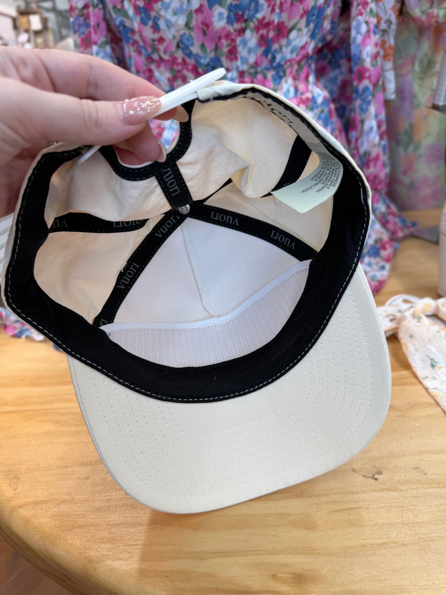 Vuori cream gratitude hat