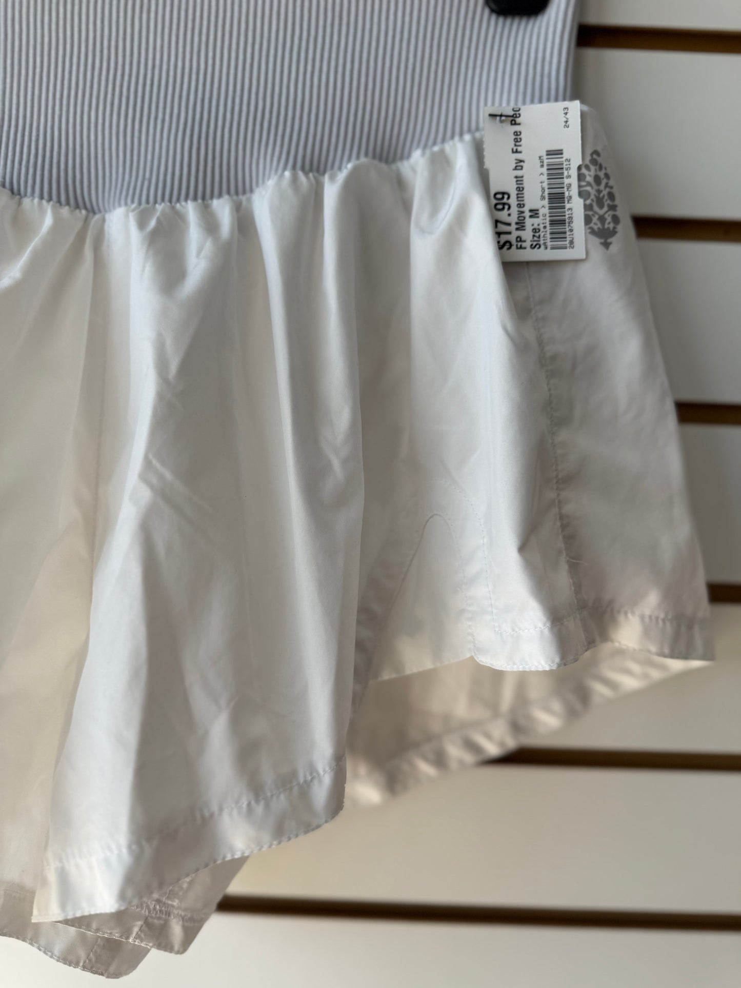 Free People Movement carpe diem shorts white sz S