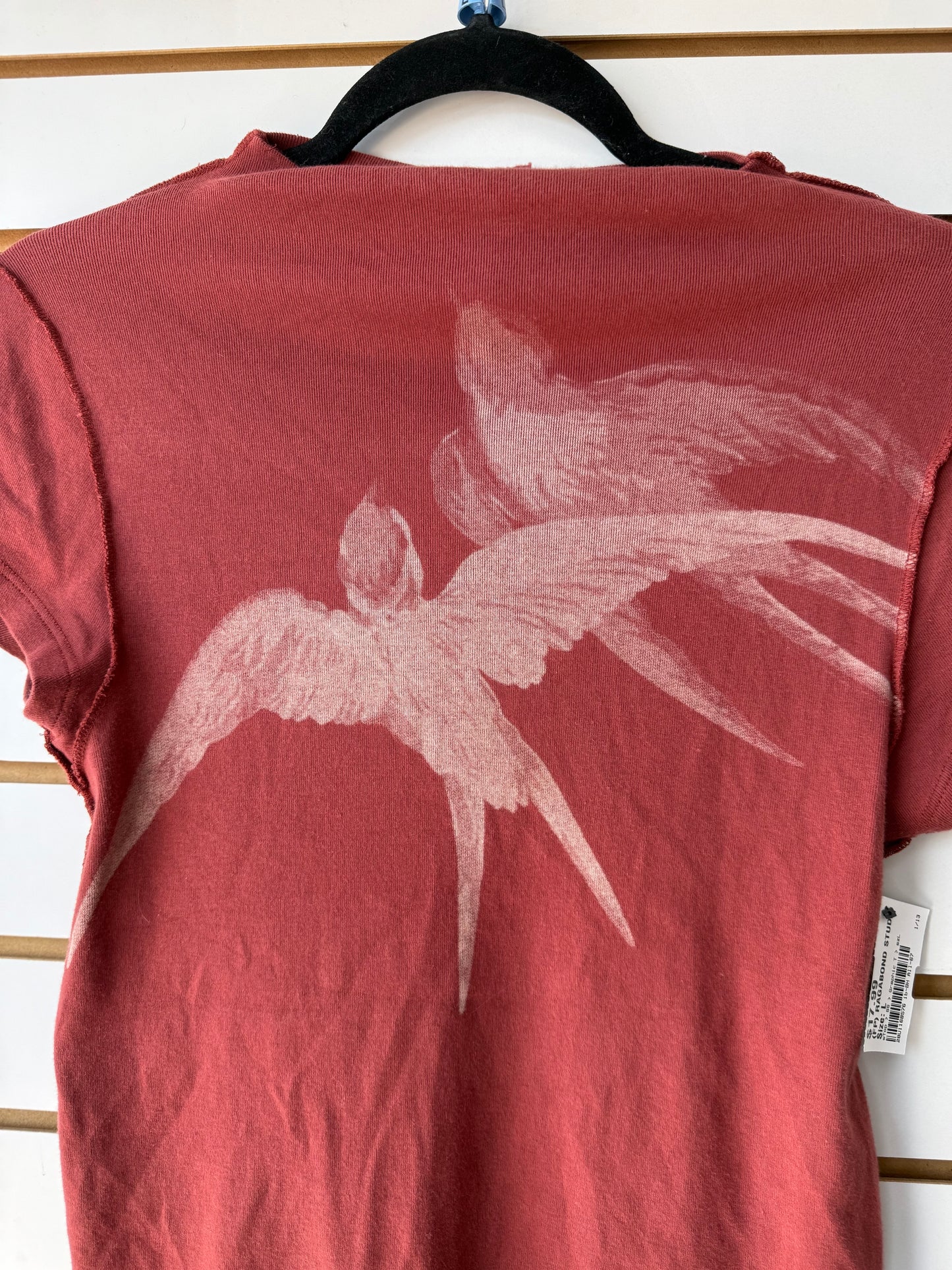 Ragabond Studio (free people) birds in flight fitted tee size Large