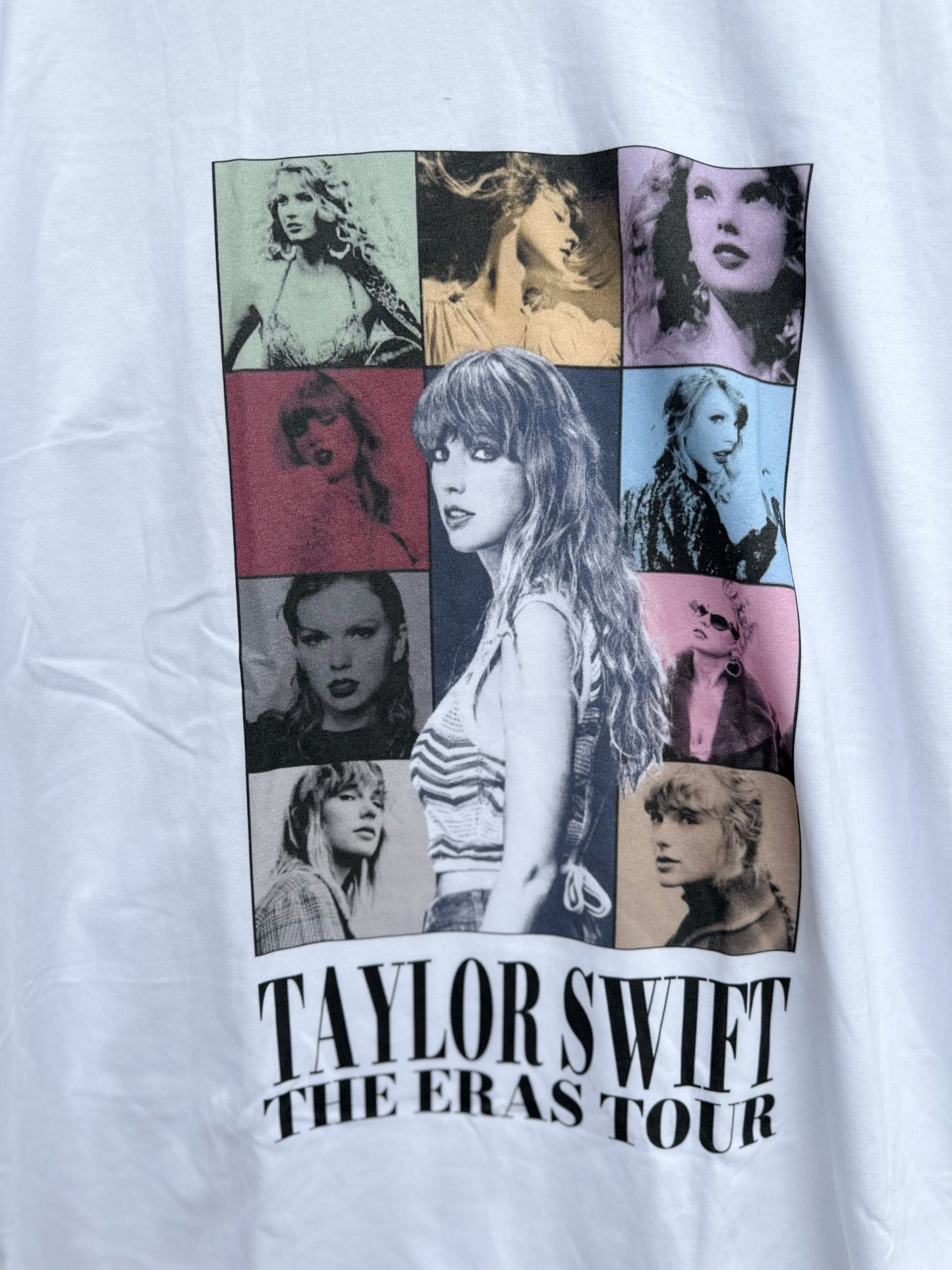 Taylor Swift The Eras Tour white tshirt (extra large)
