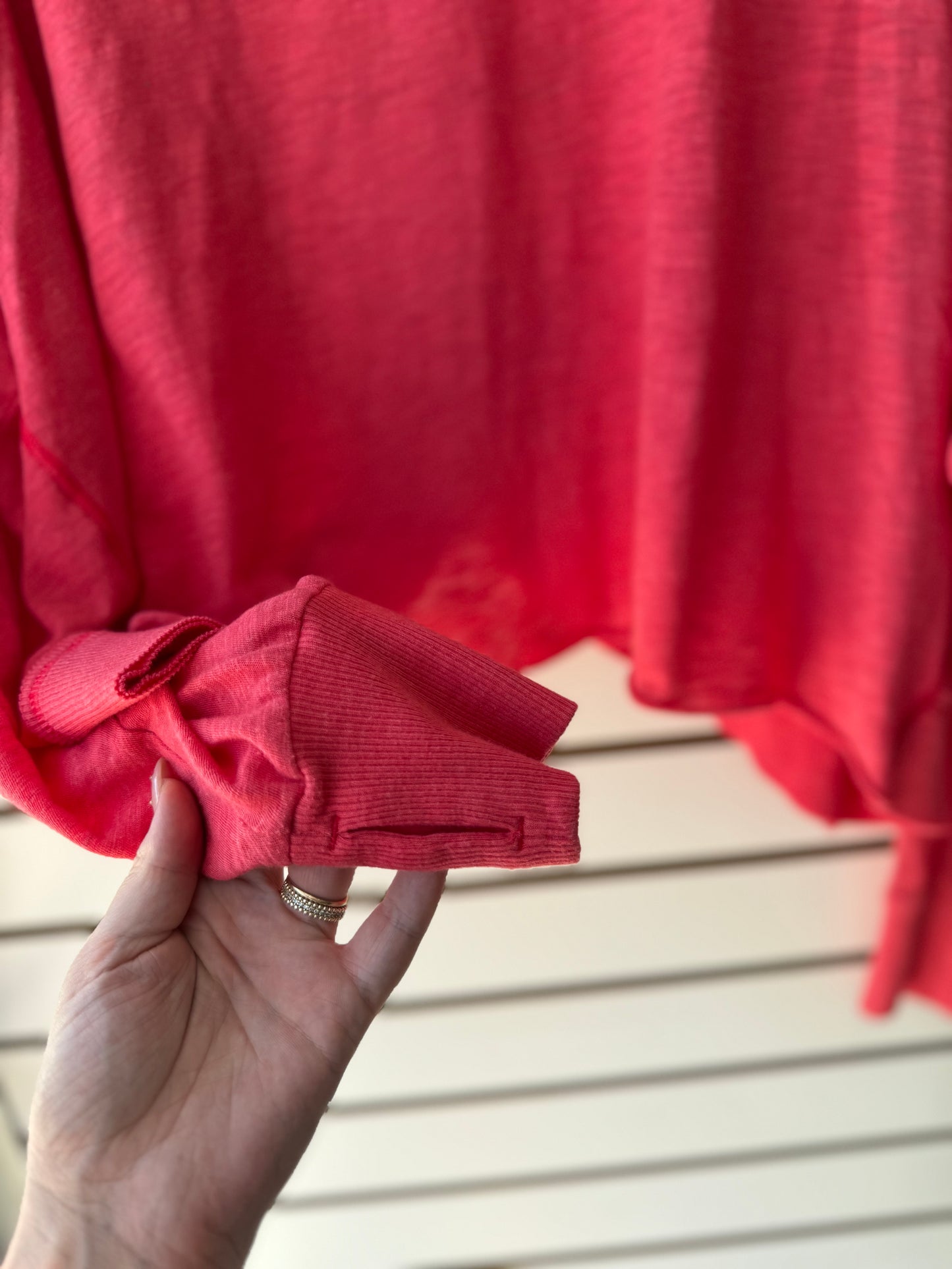 Free People Movement My Time Layer open back top sz Large