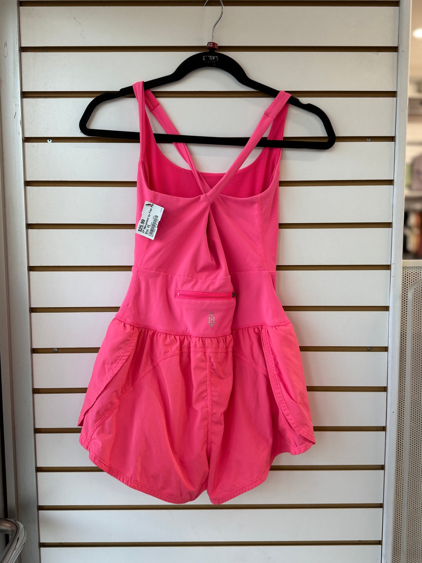 Free People Movement Righteous Runsie pink romper size XS