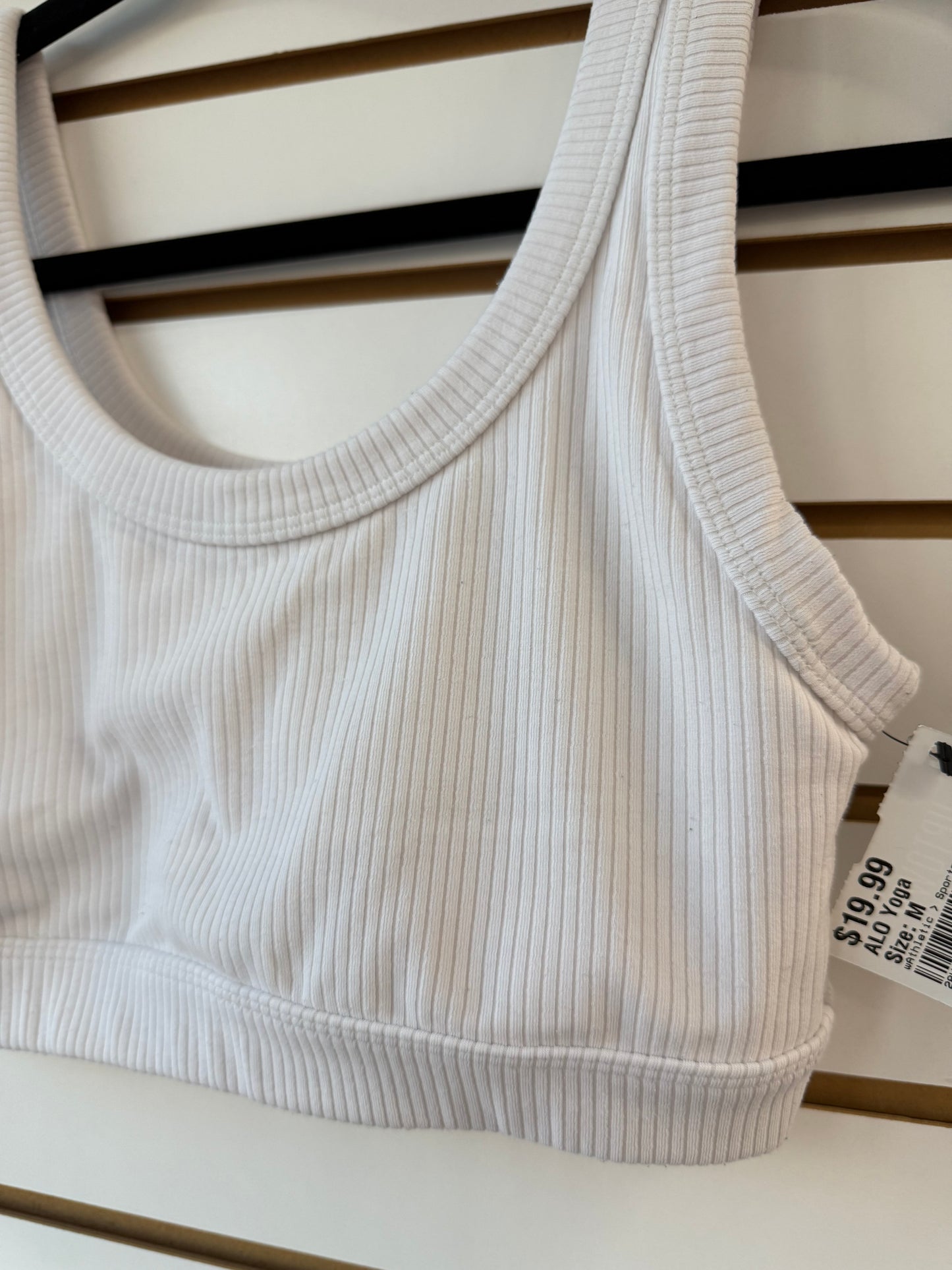 ALO Yoga wellness ribbed bra tank size medium