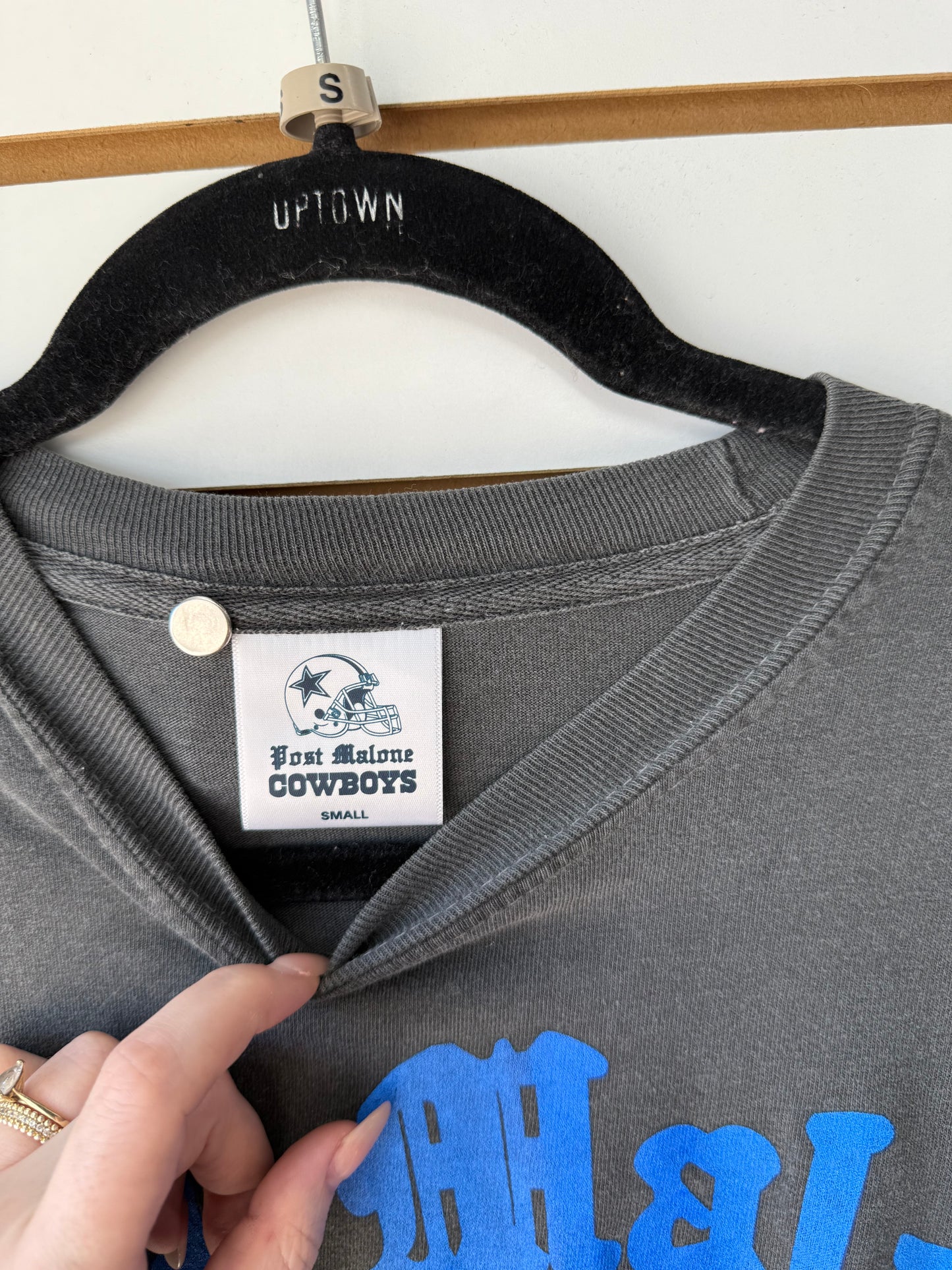 NWT Post Malone x Dallas Cowboys skeleton tee size Small