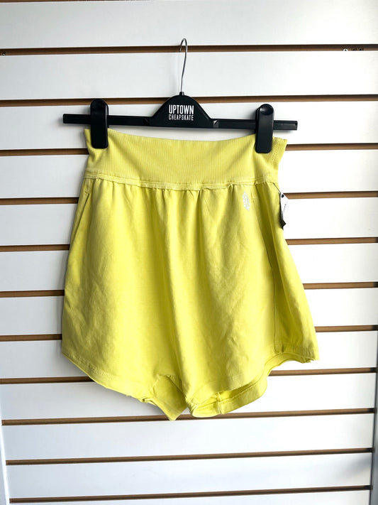 Free People Movement Hot Shot Harem shorts yellow size XS