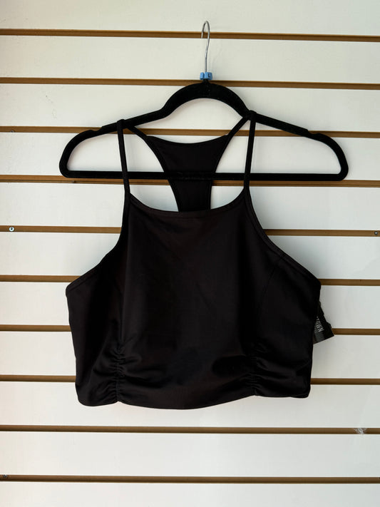 Free People Movement black cropped tank/sports bra sz Large