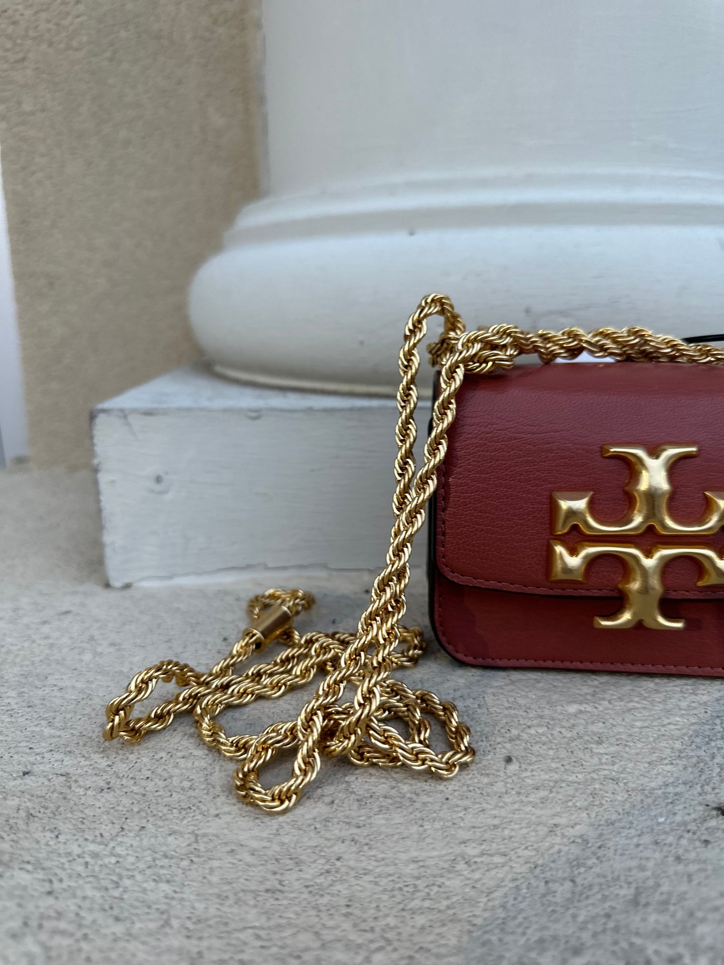 Tory Burch mini Eleanor bag / gold chain