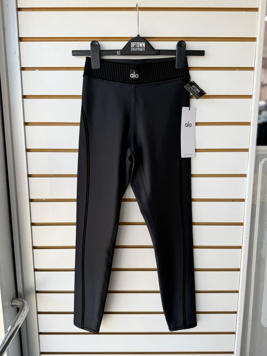 NWT ALO Yoga black airlift high waist 7/8 line up leggings size XS