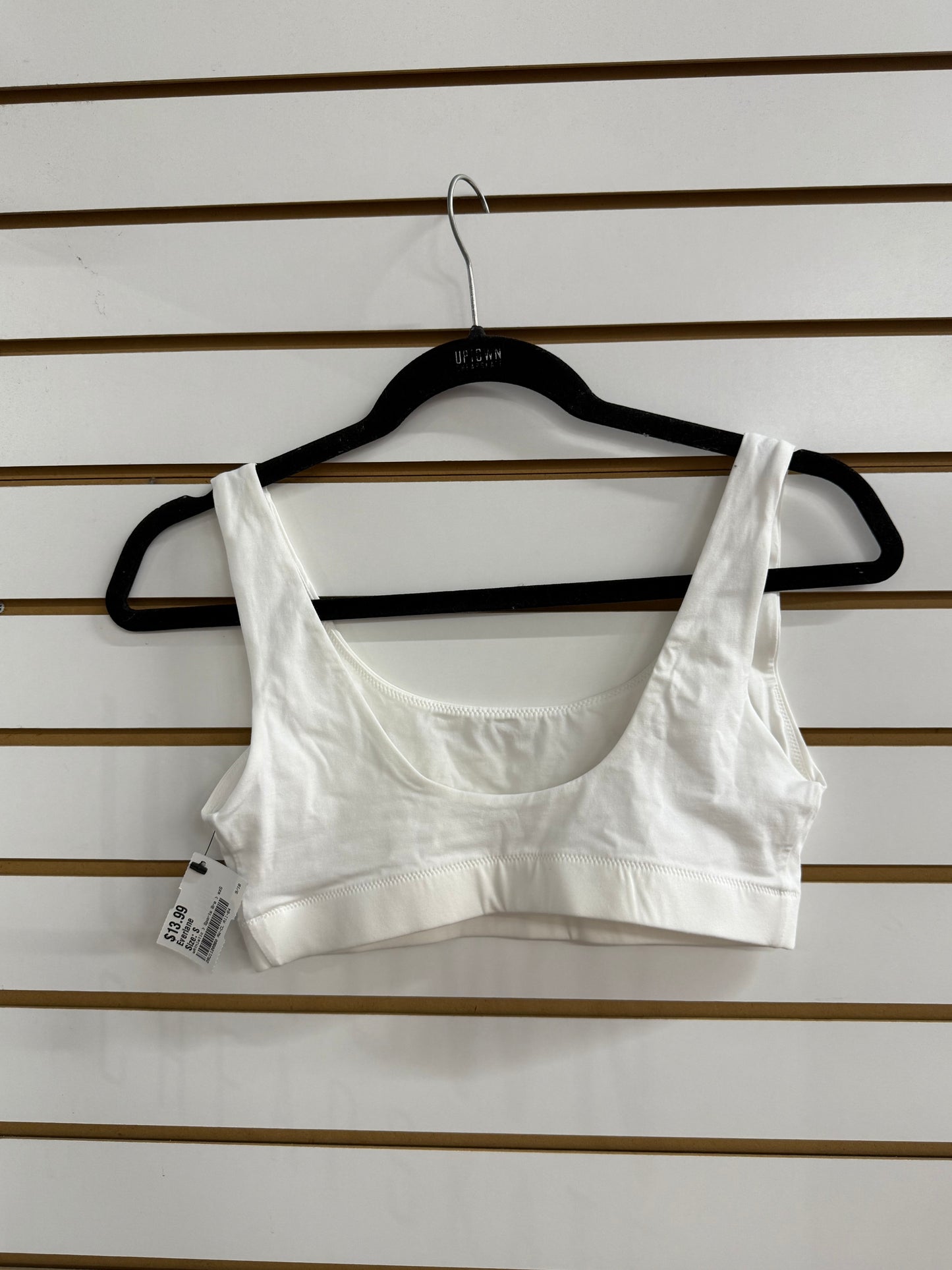 Everlane white tank bra size small