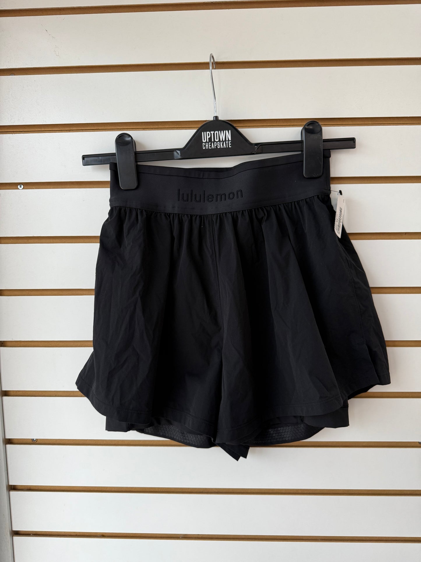 Lululemon black high rise shorts size XS