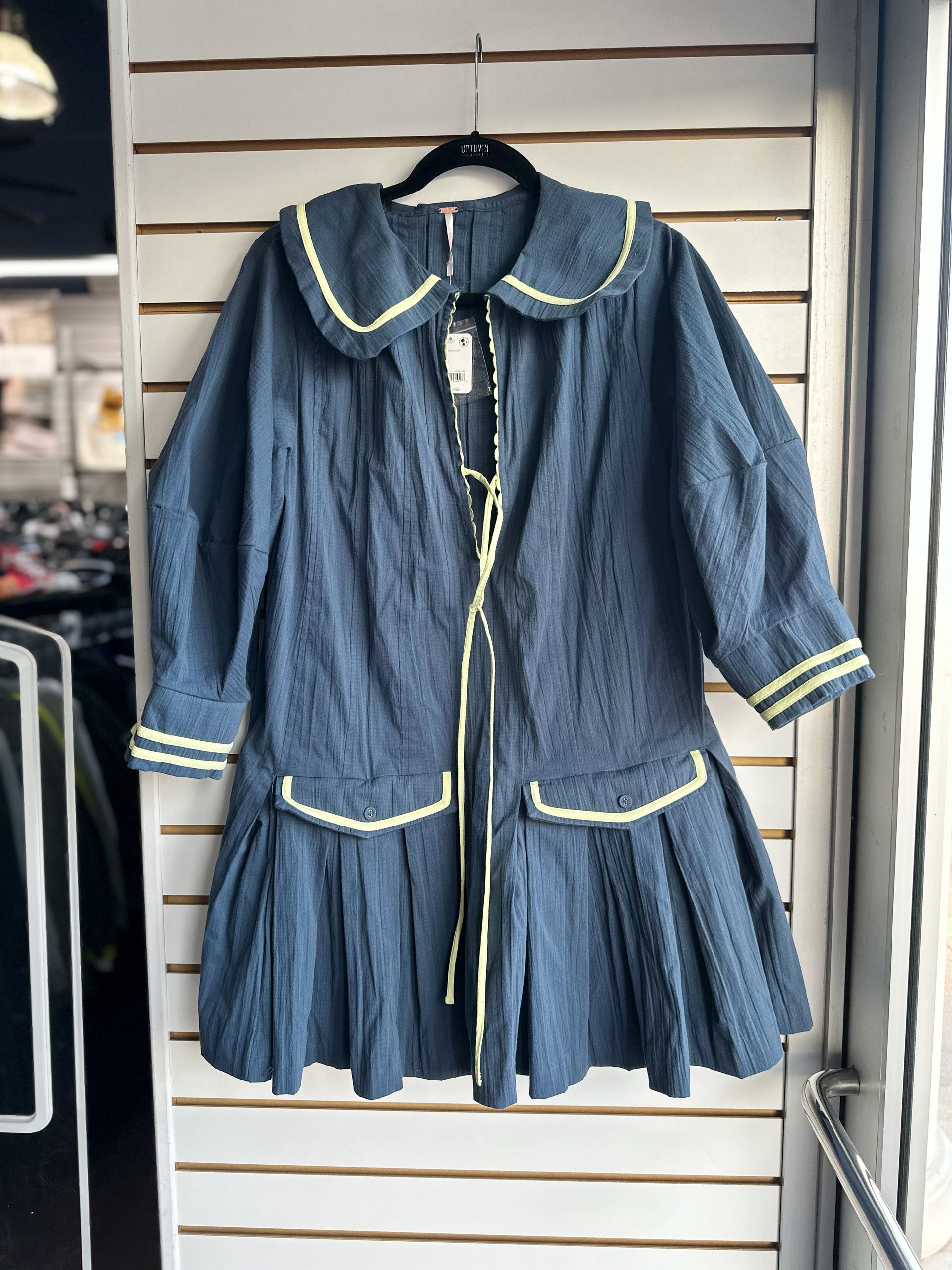NWT Free People Starboard navy blue mini dress size S UC Arlington NWT Free People Starboard navy blue mini dress size S UC Arlington