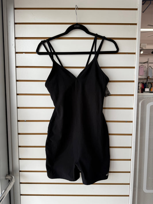 ALO Yoga suns out black onesie romper size medium