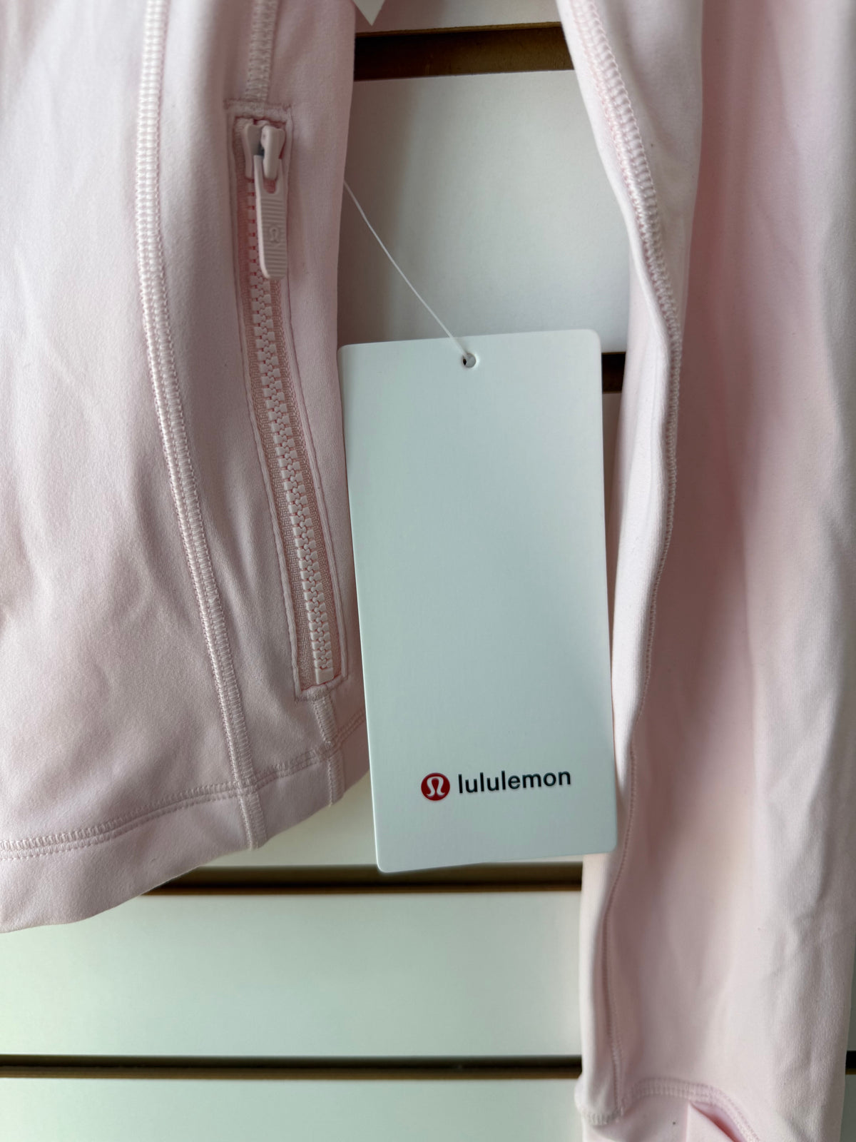 NWT Lululemon Define jacket in strawberry milkshake size 0
