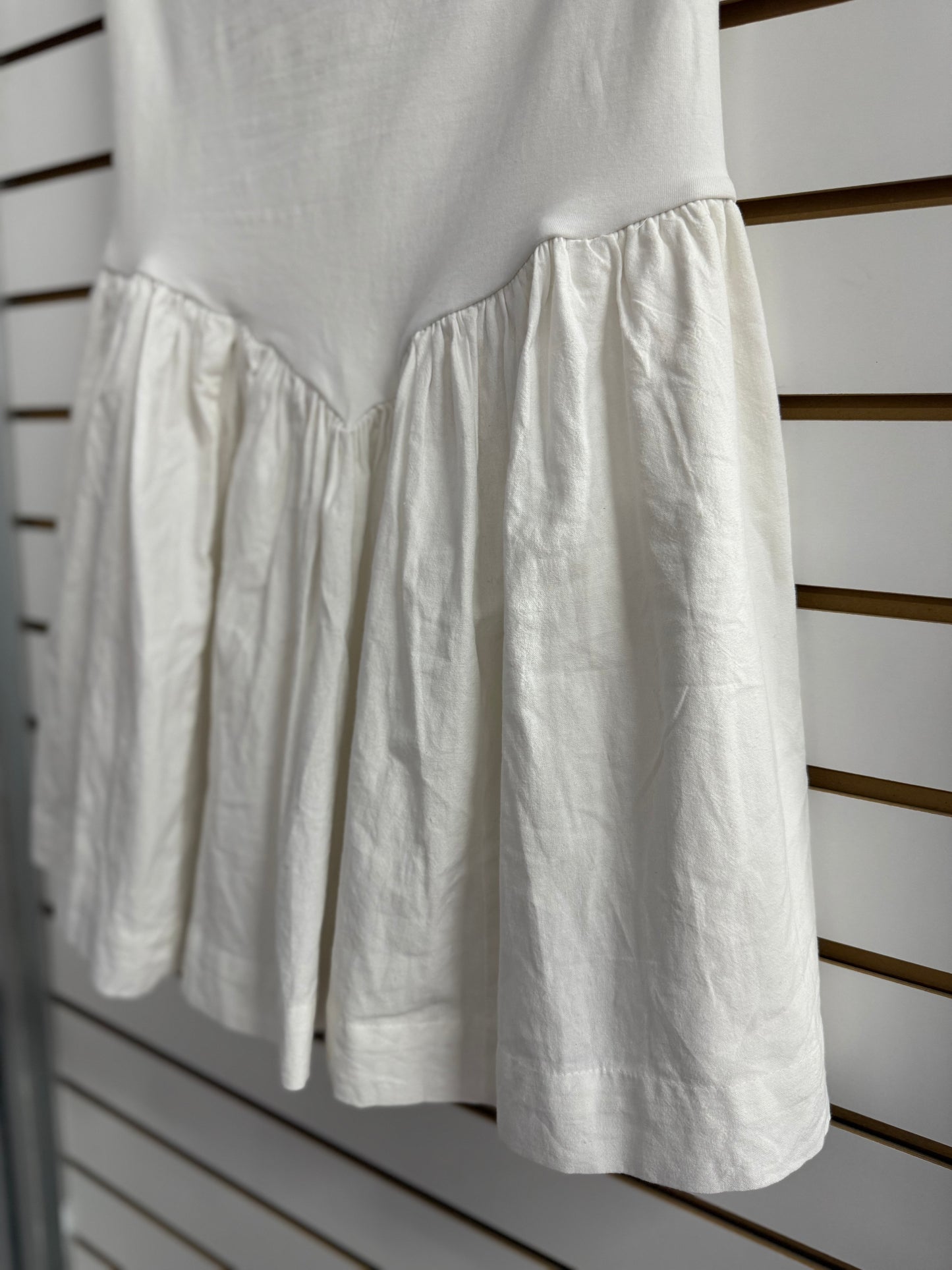 NWT Free People Onda white tube top dress size medium