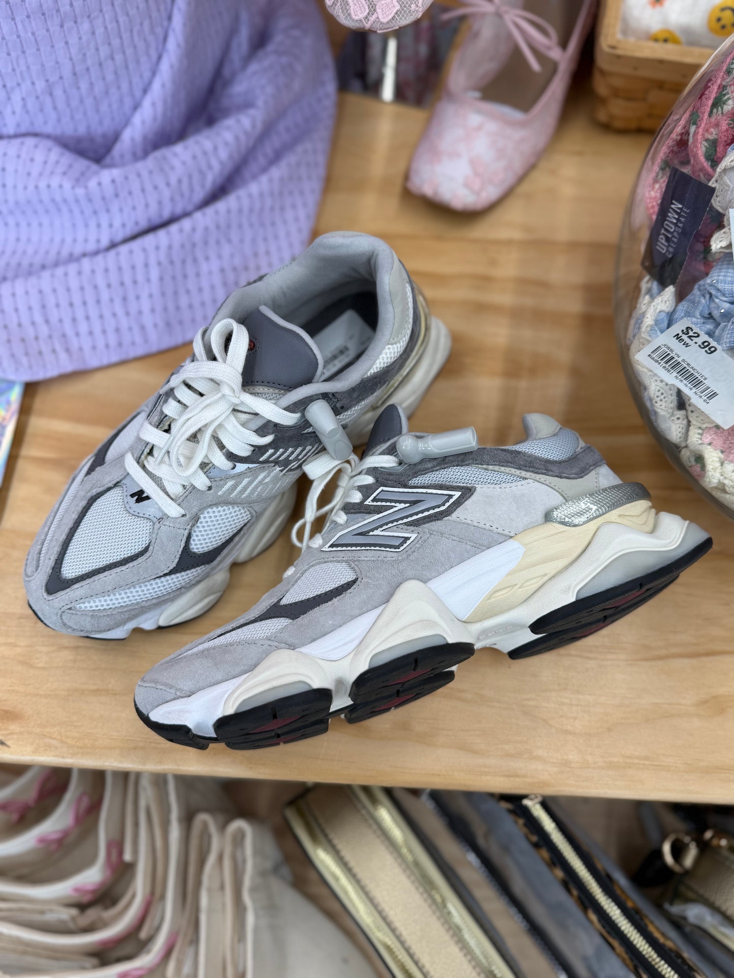 New Balance 9060 gray womens 8.5/mens 7