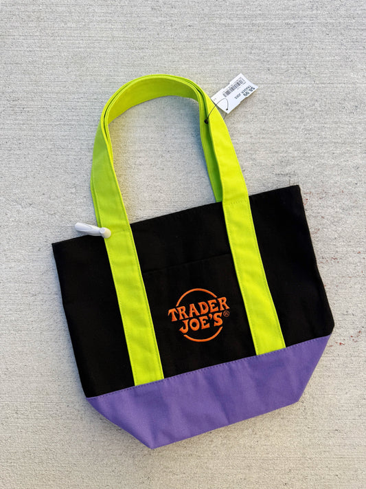 Trader Joe’s halloween mini canvas tote bag